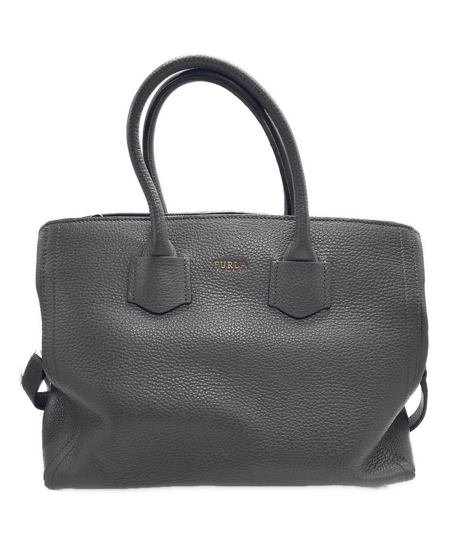 中古・古着通販】FURLA (フルラ) 2WAYバッグ ブラック｜ブランド・古着 