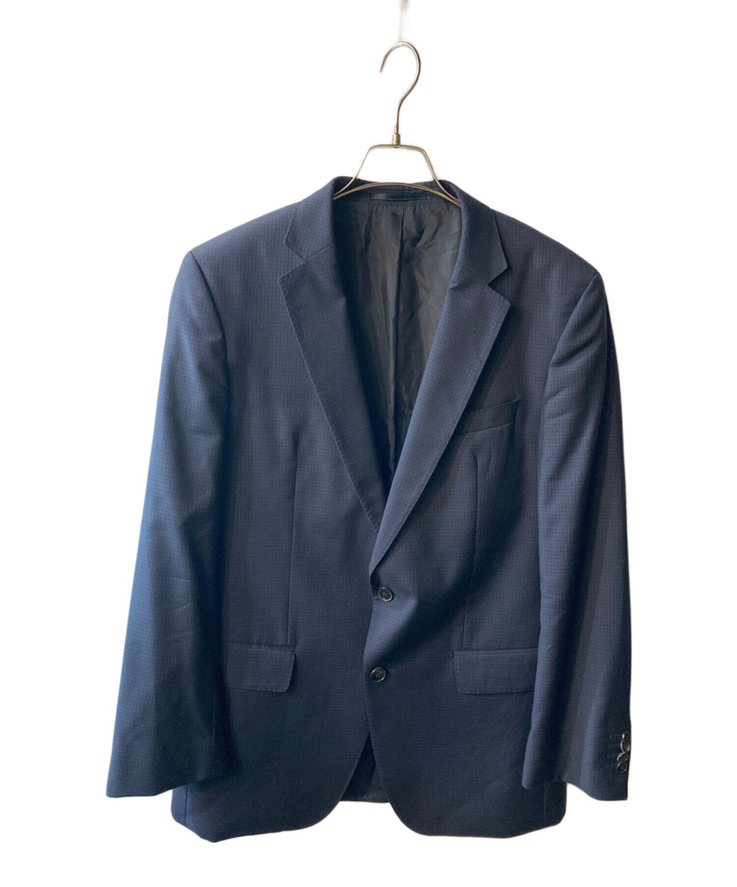 【入手困難】HUGO BOSS ヒューゴボス ネイビー ウール ジャケット 中古・古着通販】HUGO BOSS (ヒューゴ ボス) スーツジャケット