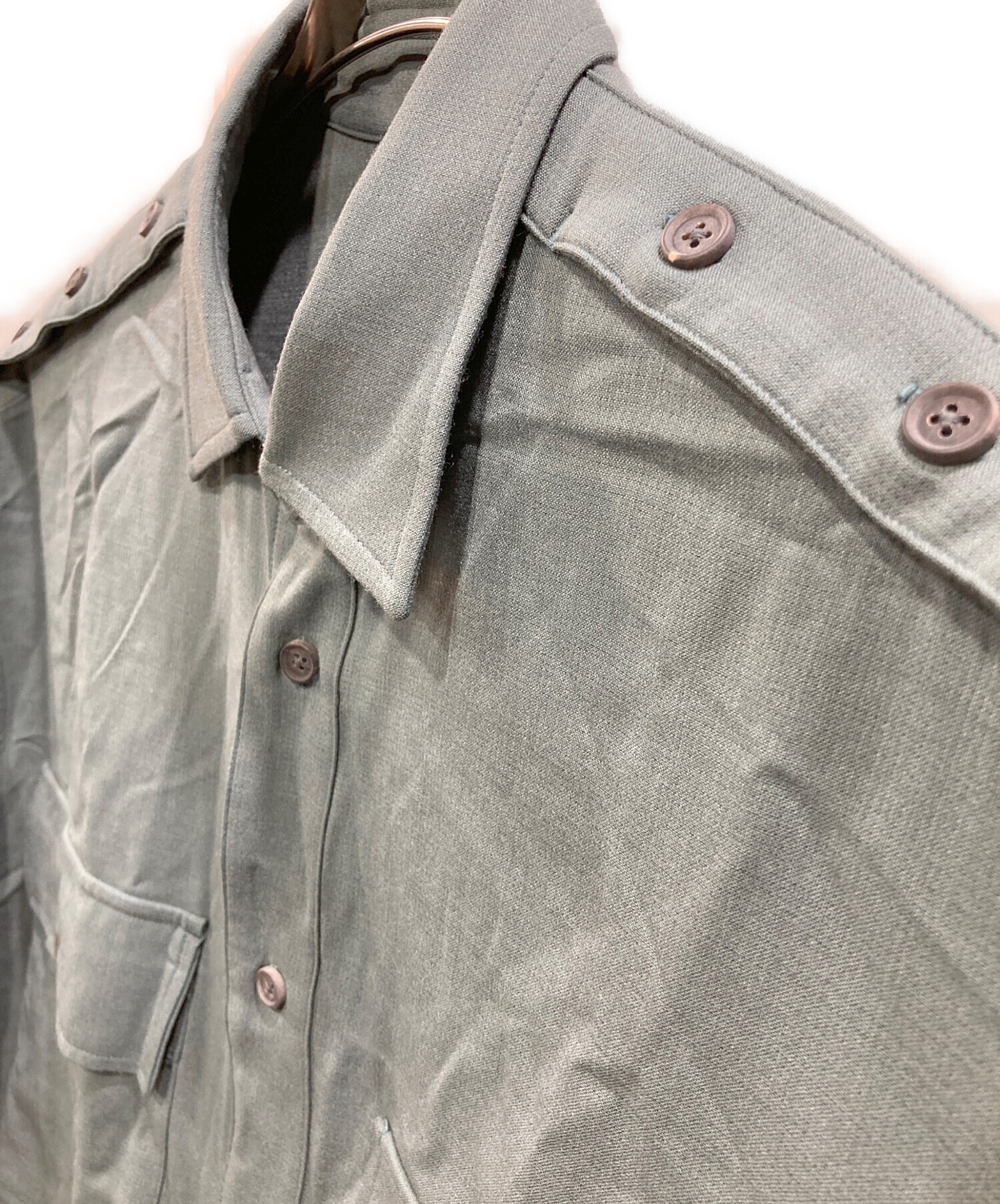 MAISON SPECIAL グレーシャツ 01 Maison Special 21AW THOMAS MASON