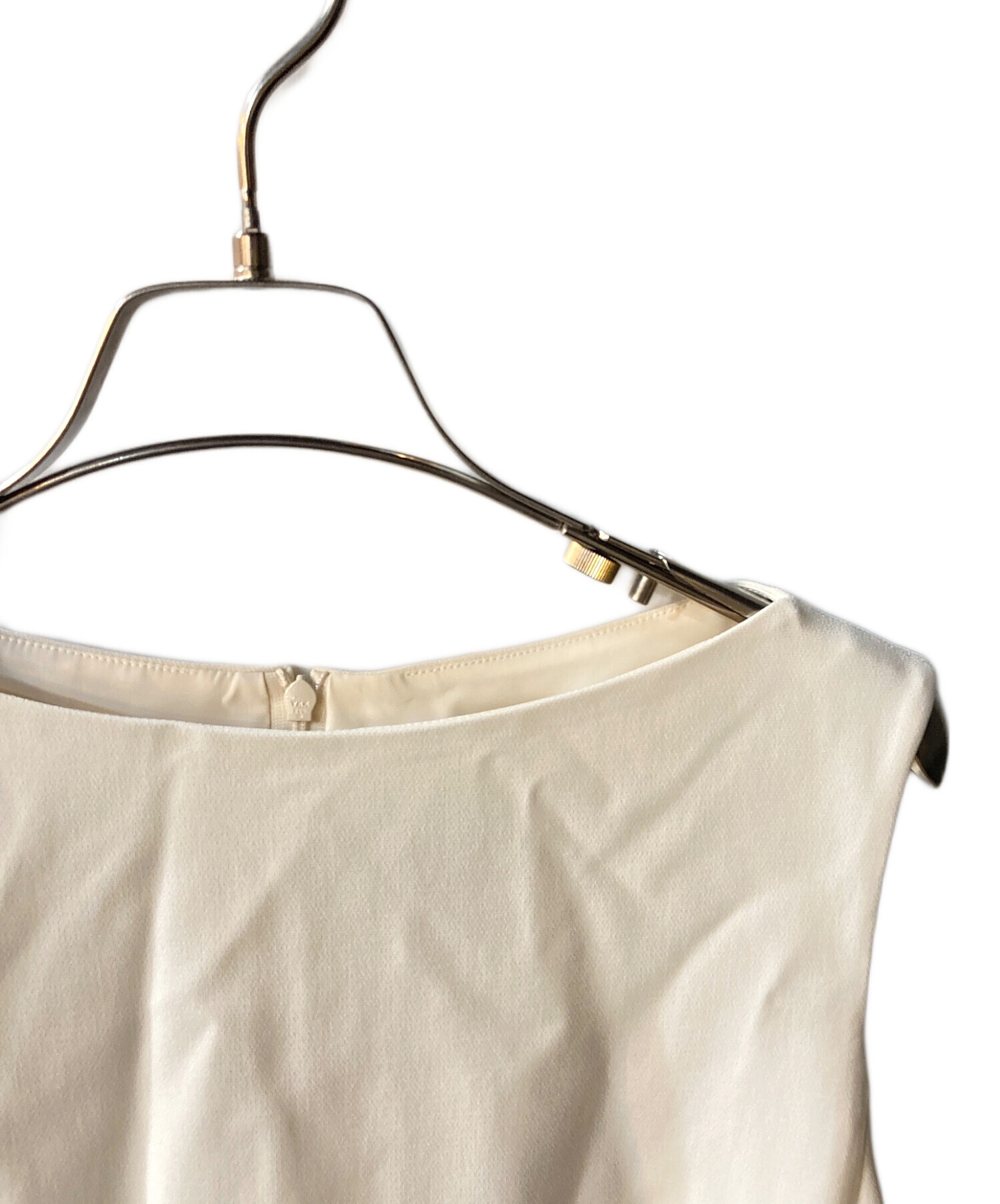 中古・古着通販】theory (セオリー) AdmiralCrepeFlaredDress ホワイト