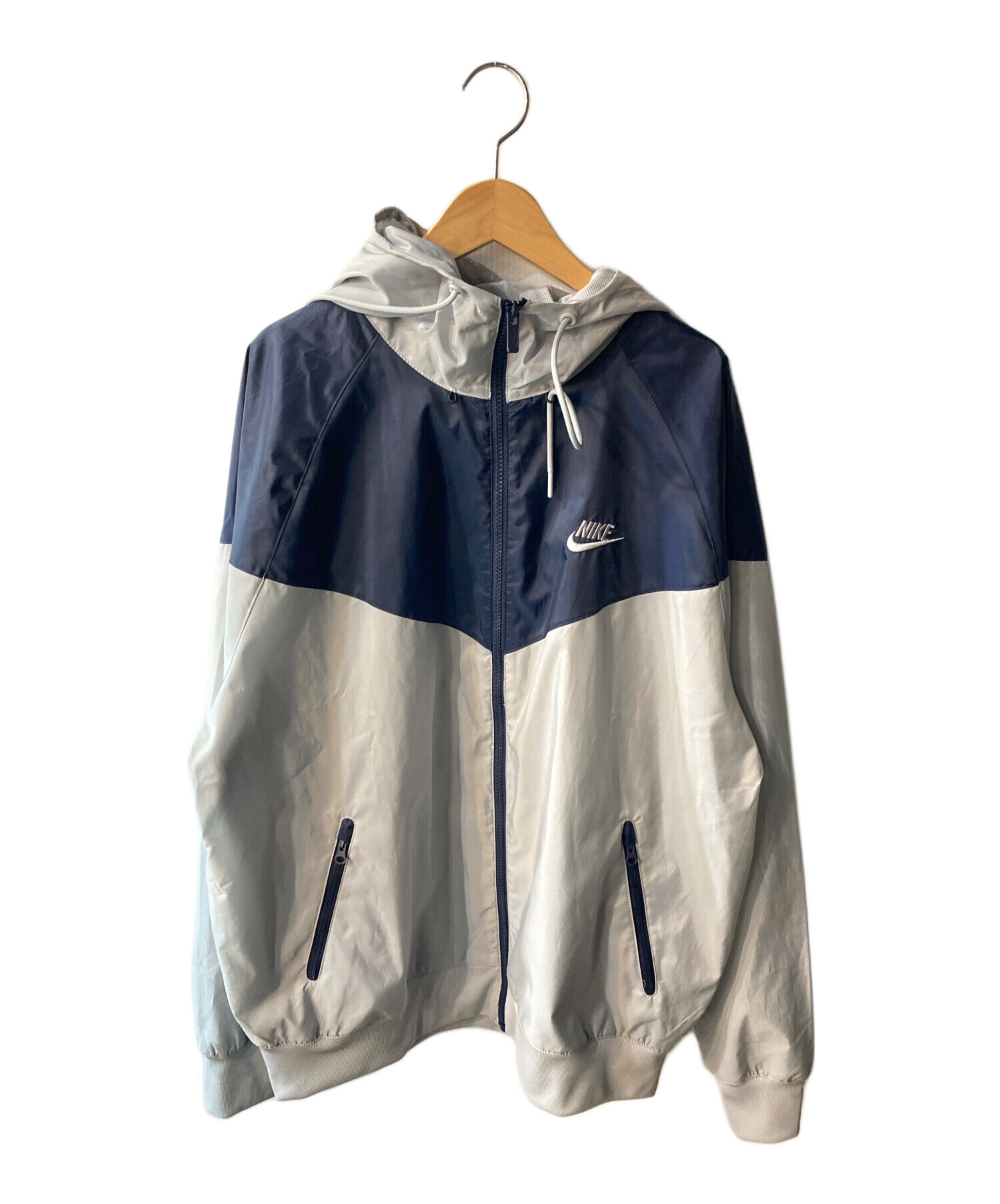 Nike ウィンドブレーカー XL ネイビー/グレー