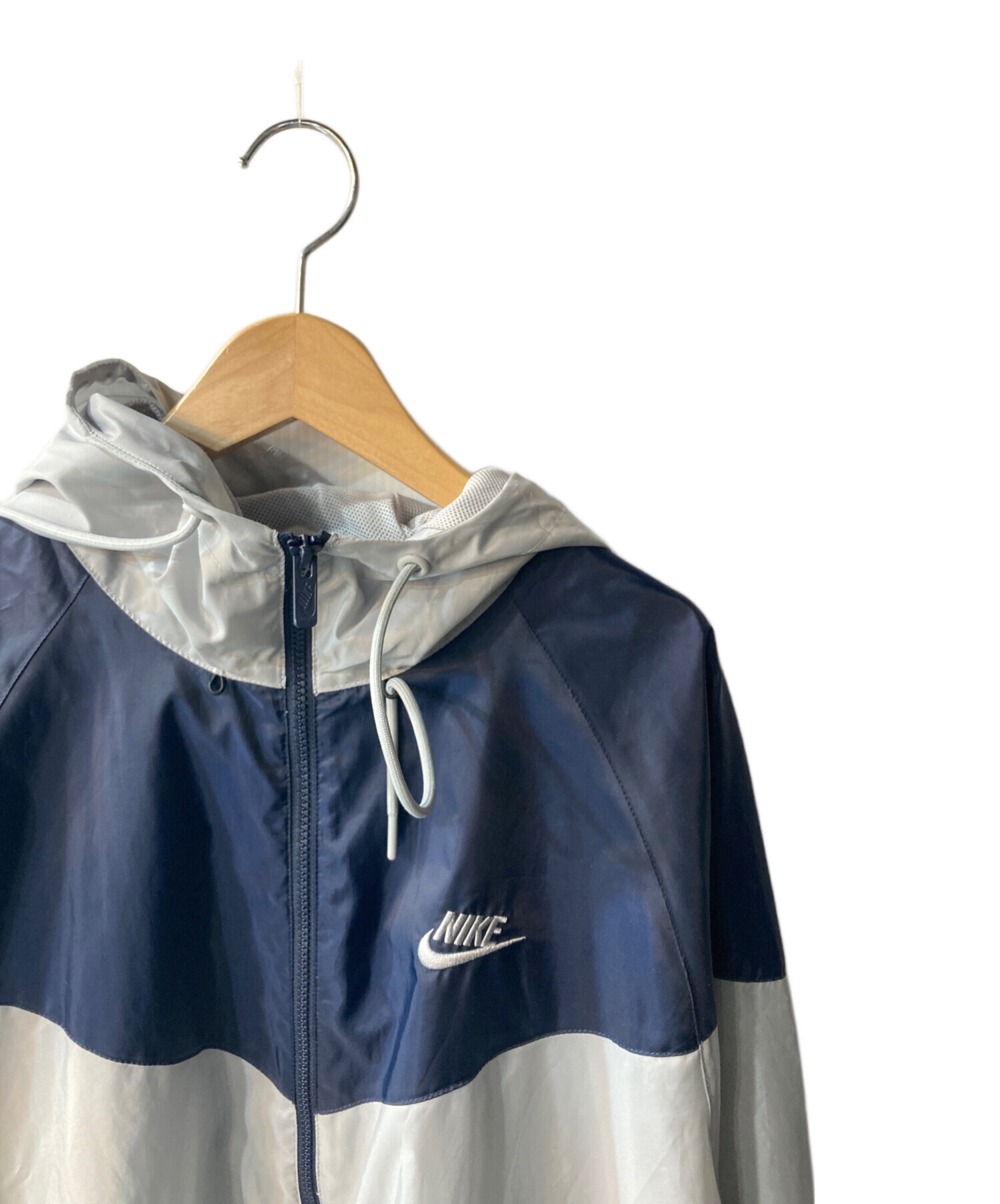 Nike ジャケット XL ネイビー/グレー NIKE ナイキ ワンポイントロゴ 