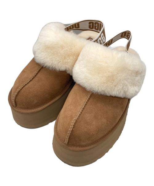 中古・古着通販】UGG (アグ) Funkette ムートンサンダル ブラウン