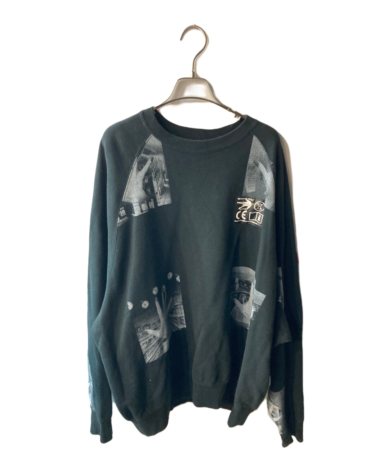 中古・古着通販】C.E (シーイー) クルーネックスウェット ブラック