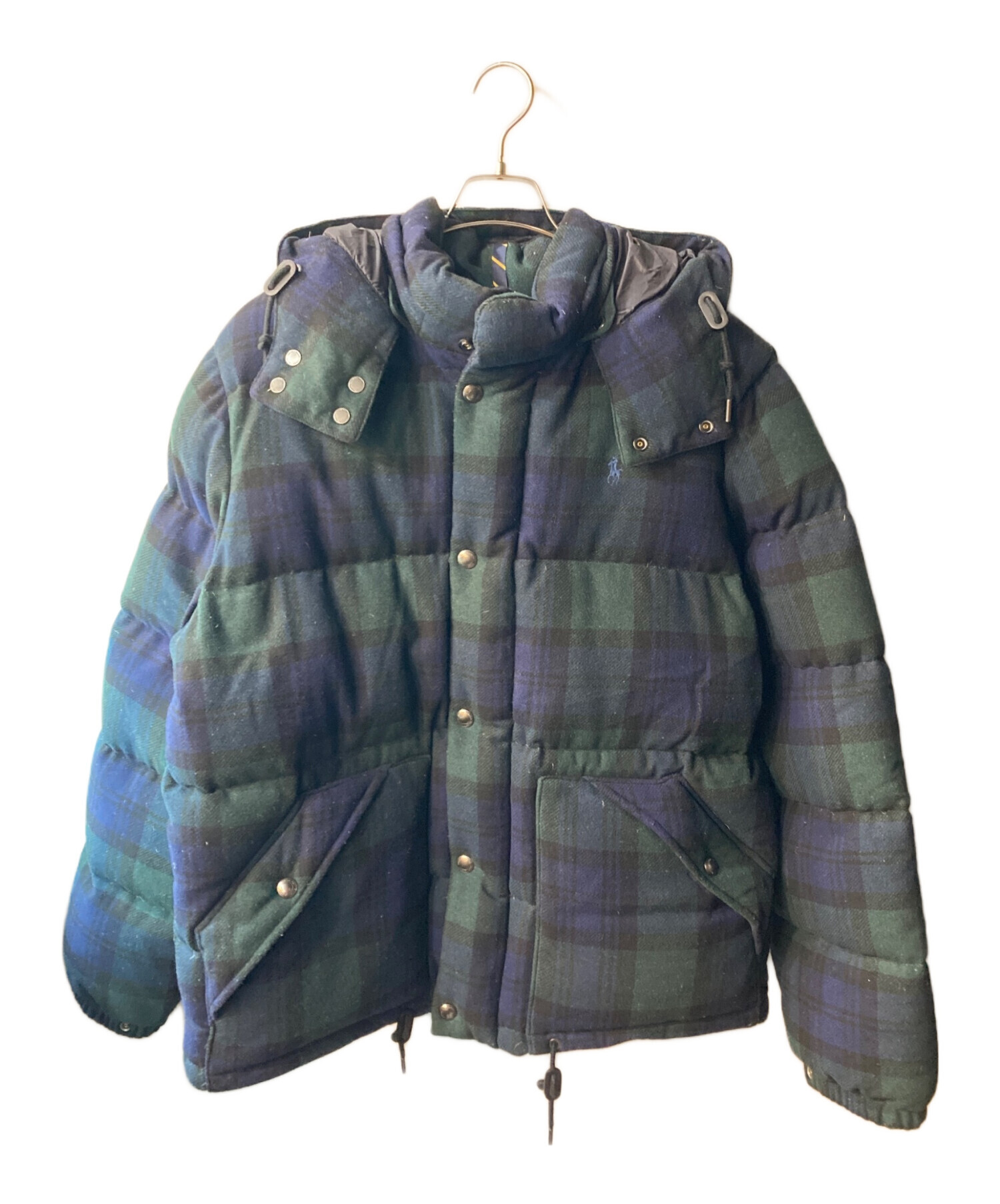 極美品✨️ ラルフローレン ダウンジャケット 90cm グリーン チェック 中古・古着通販】POLO RALPH LAUREN (ポロ・ラルフローレン) タータン