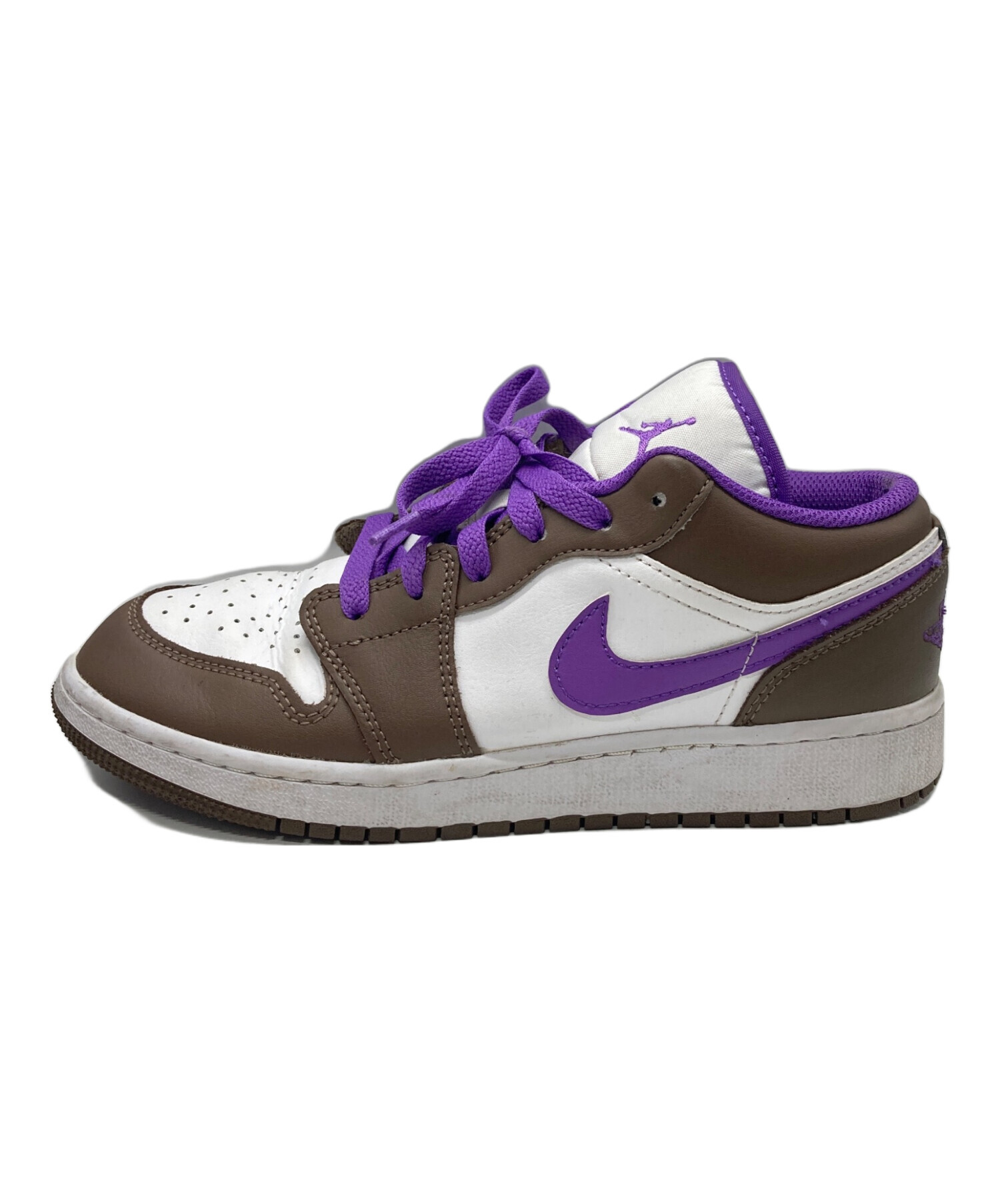 中古・古着通販】NIKE (ナイキ) AIR JORDAN 1 LOW パープル×ブラウン 