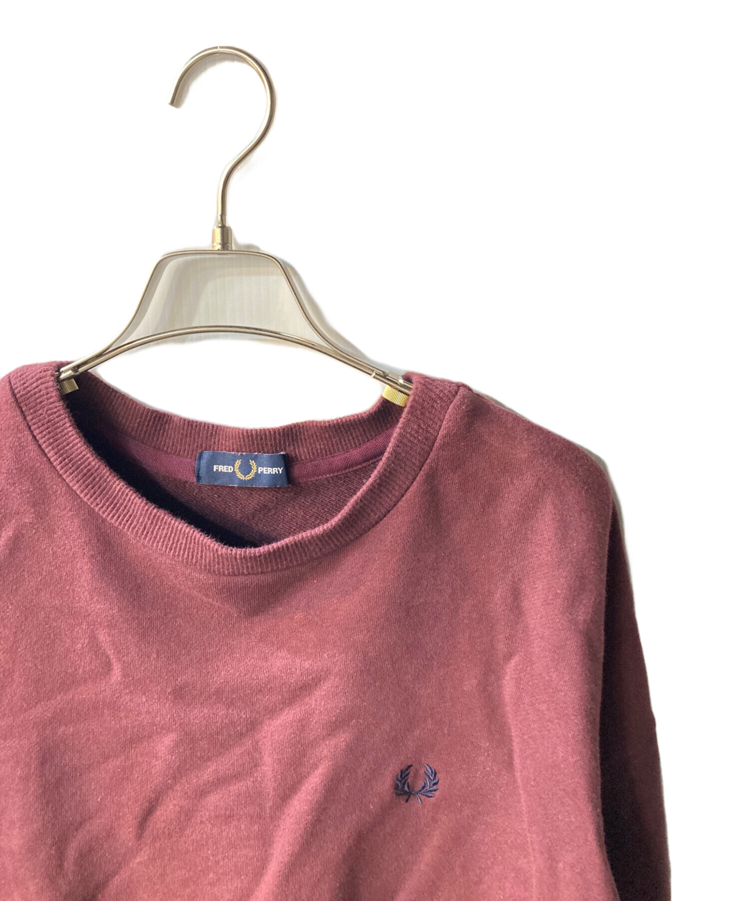 中古・古着通販】FRED PERRY (フレッドペリー) ロゴ刺繍スウェット 