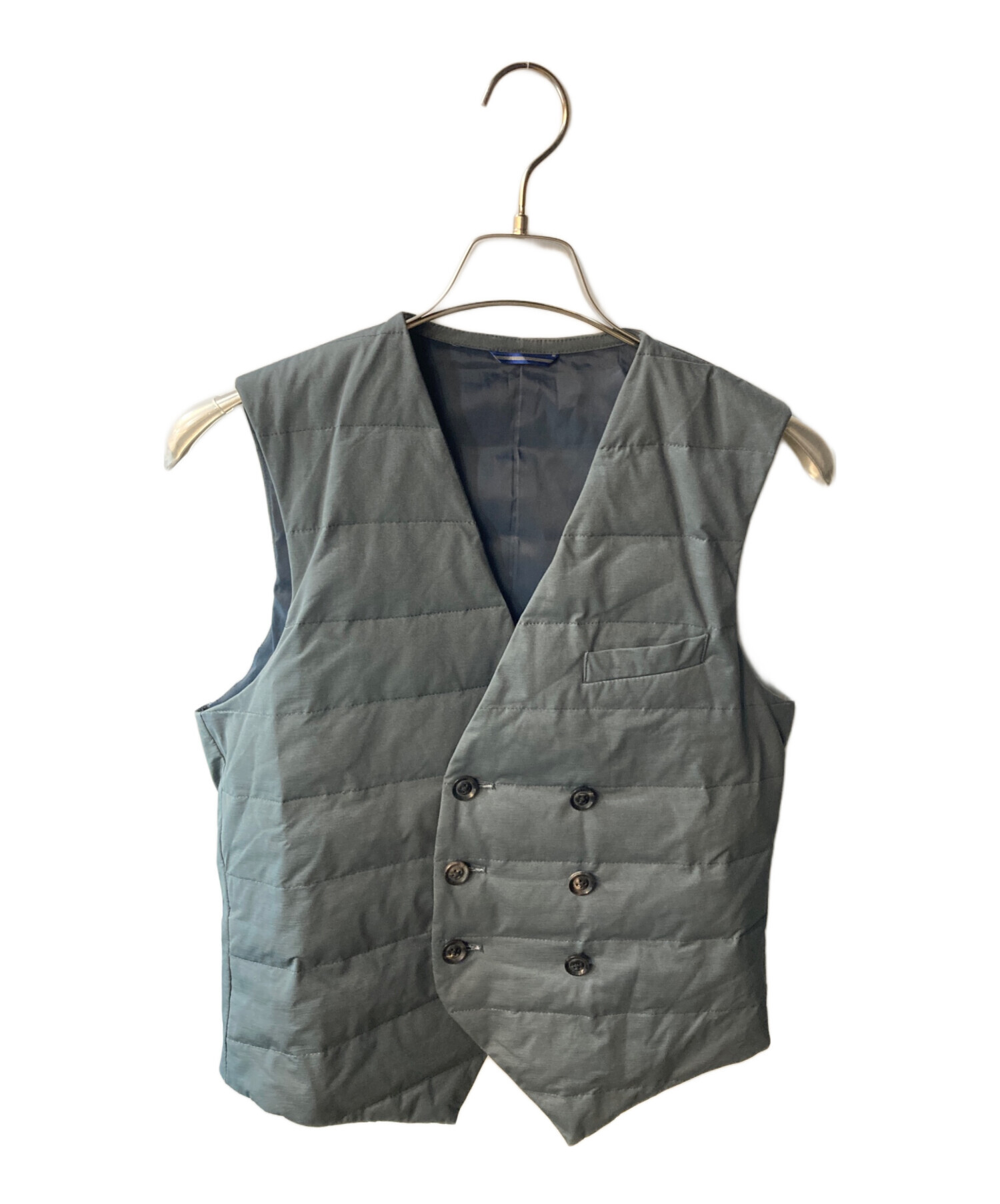 中古・古着通販】junhashimoto (ジュンハシモト) VEST DOWN グレー