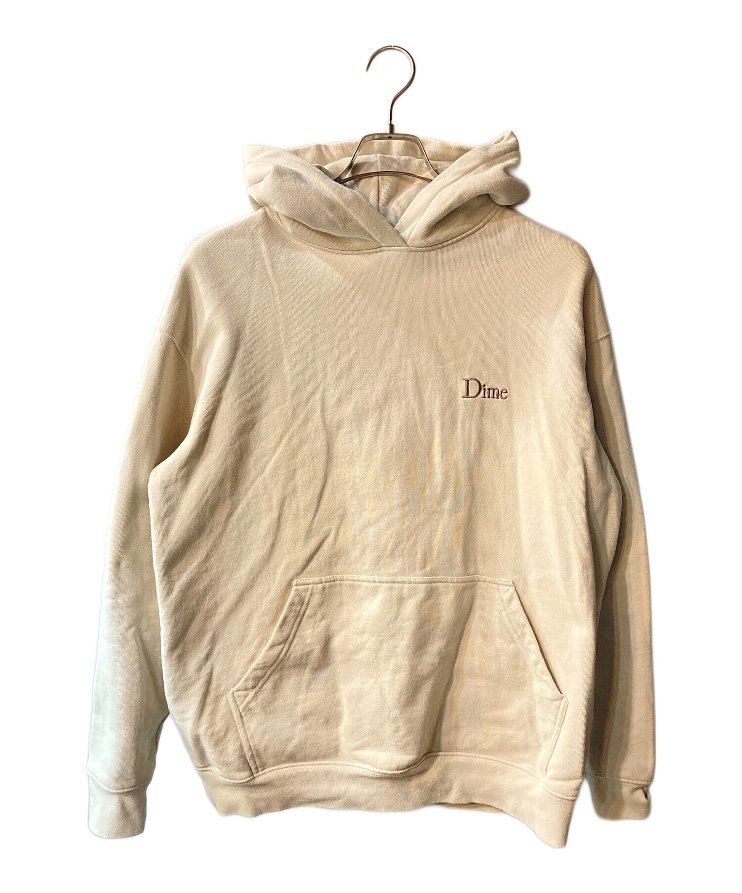 DIME ダイム パーカー メンズ 【古着】【中古】 中古・古着通販】Dime (ダイム) ワンポイントパーカー アイボリー