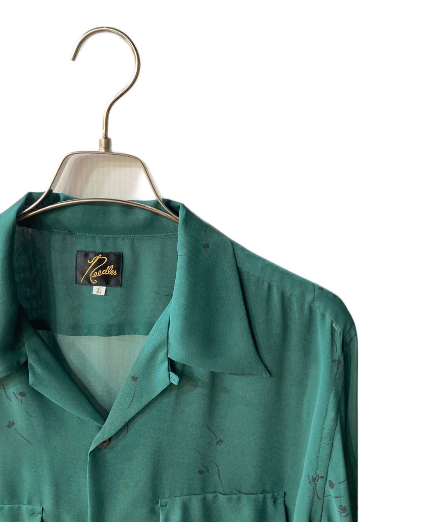 中古・古着通販】Needles (ニードルズ) Classic Shirt -Poly Chiffon