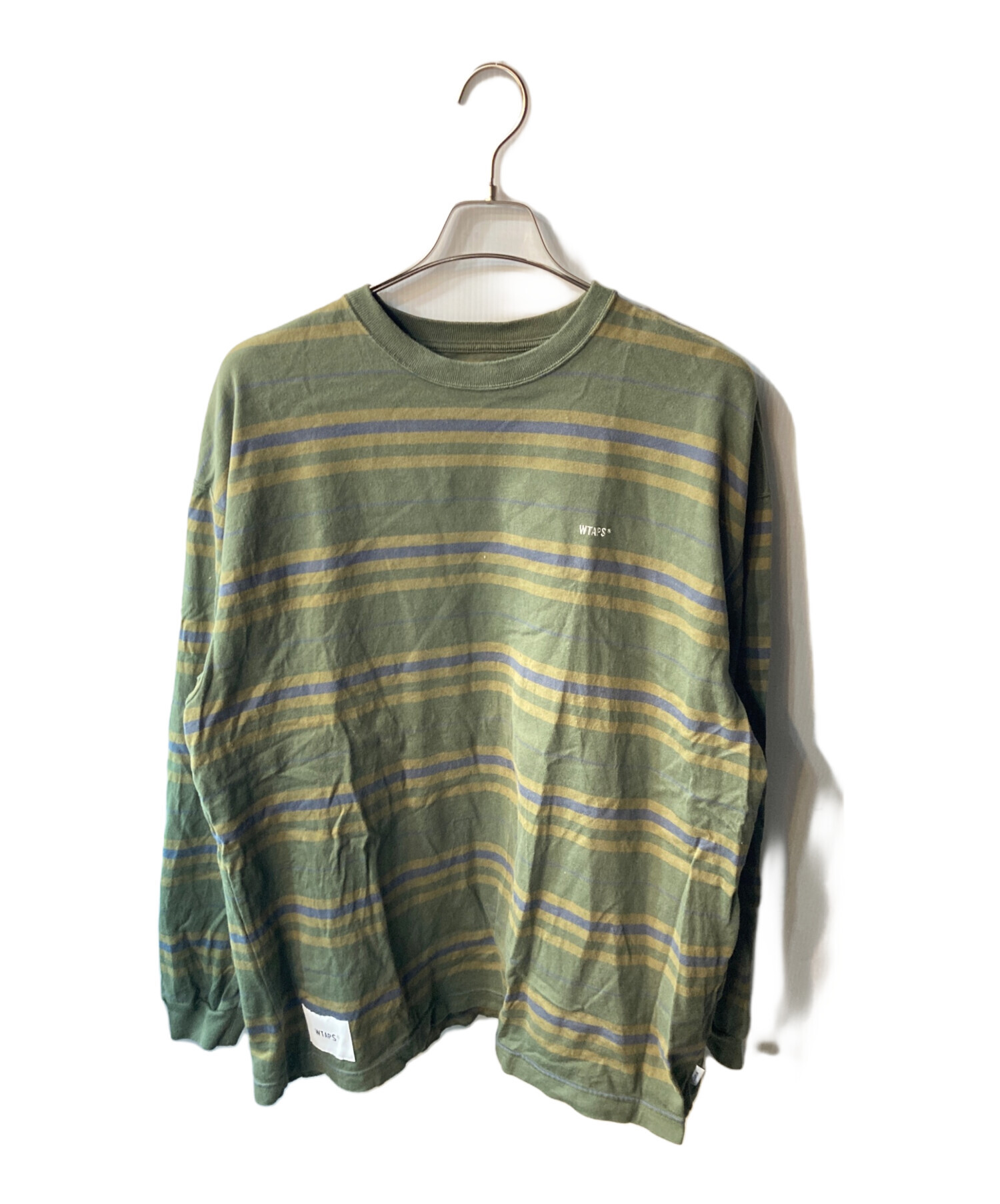 【売り切り】ダブルタップス WTAPS ボーダーカットソー スニダン　人気カラー 中古・古着通販】WTAPS (ダブルタップス) マルチボーダーカットソー
