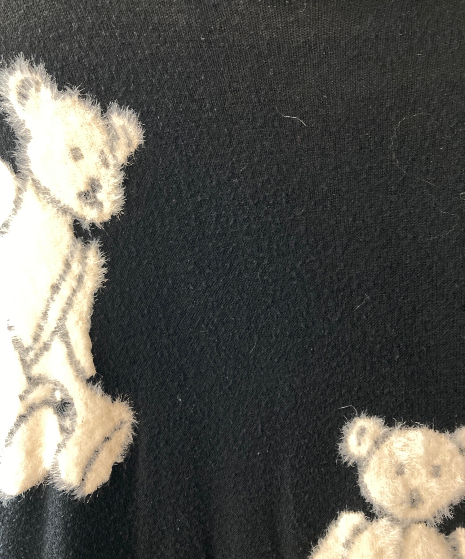 定価3.4万円 ダブルスタンダードクロージング シャギーモール ベアニット 定価3.4 ダブルスタンダードクロージング シャギーモール ベアニット