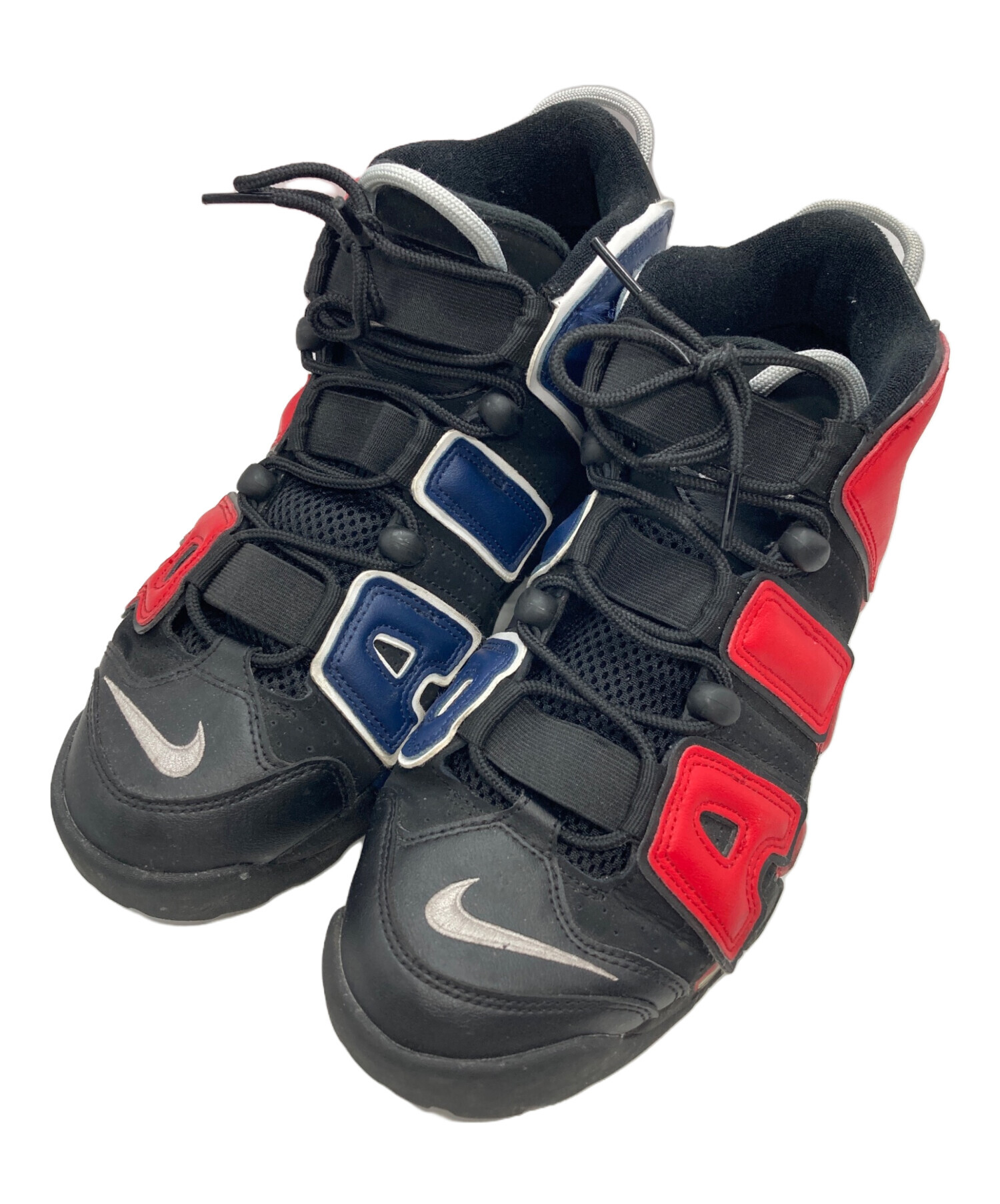 中古・古着通販】NIKE (ナイキ) AIR MORE UPTEMPO 96 レッド×ネイビー 