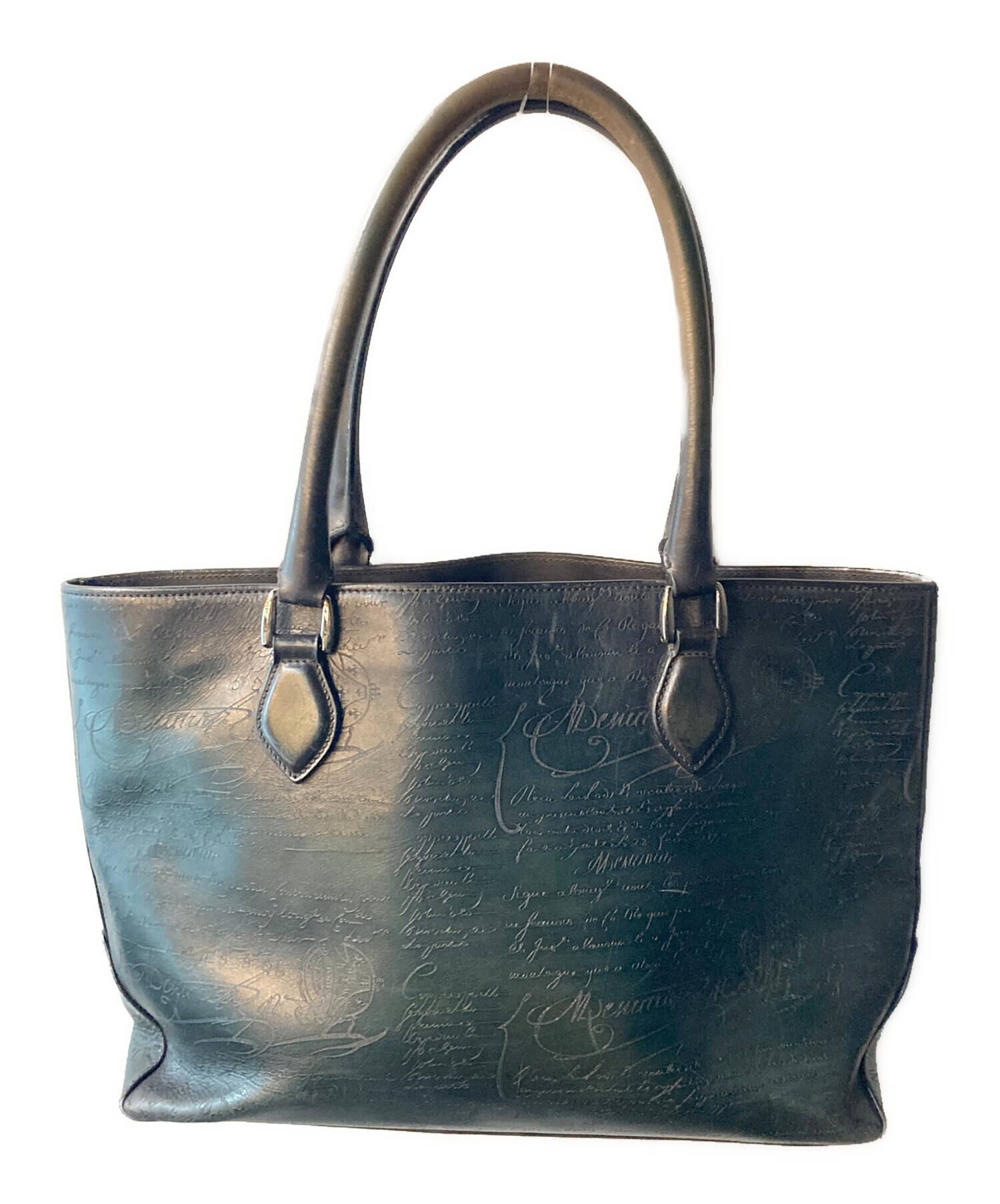 中古・古着通販】Berluti (ベルルッティ) レザートートバッグ ダーク