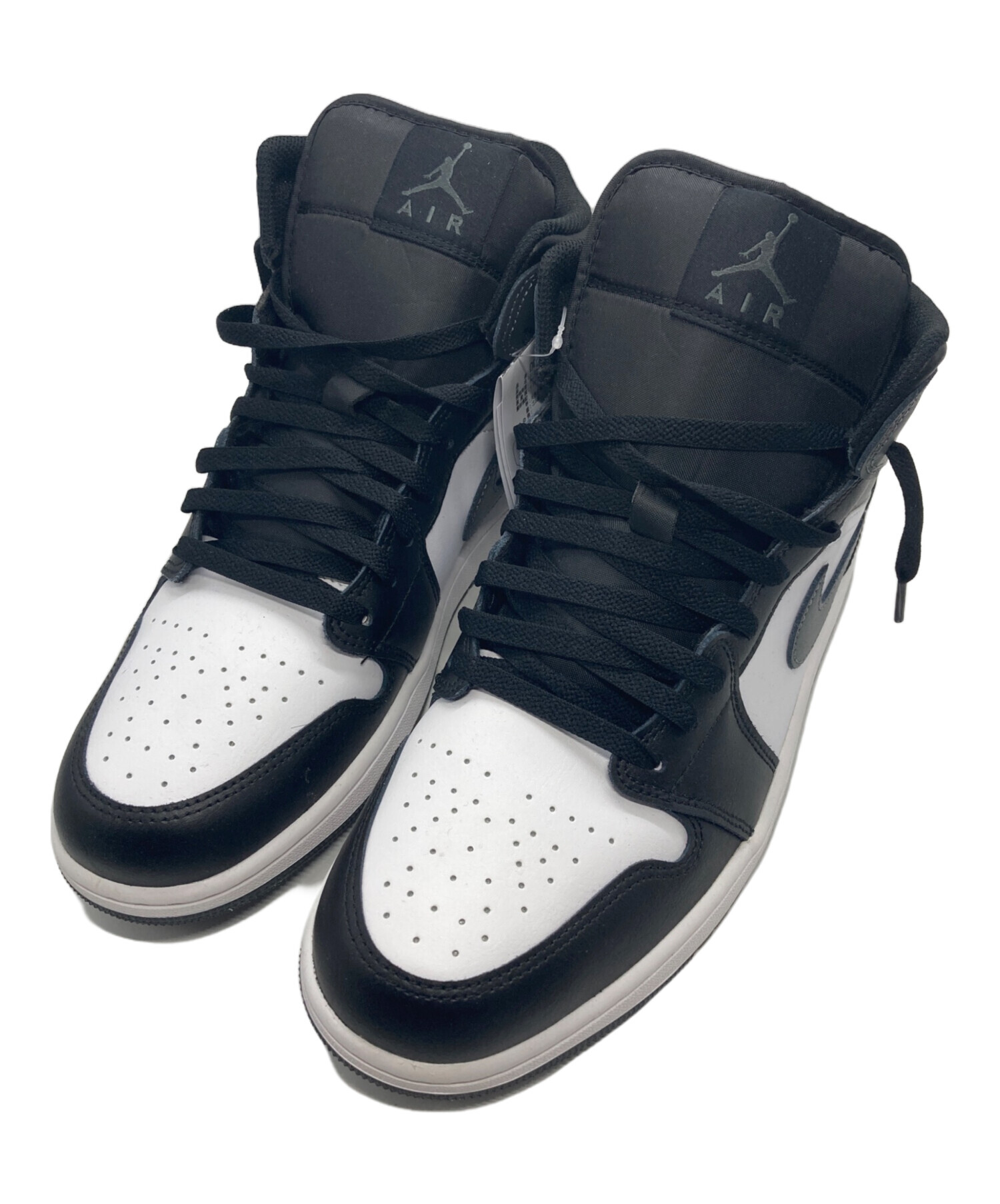 中古・古着通販】NIKE (ナイキ) AIR JORDAN 1 MID ブラック×グレー 