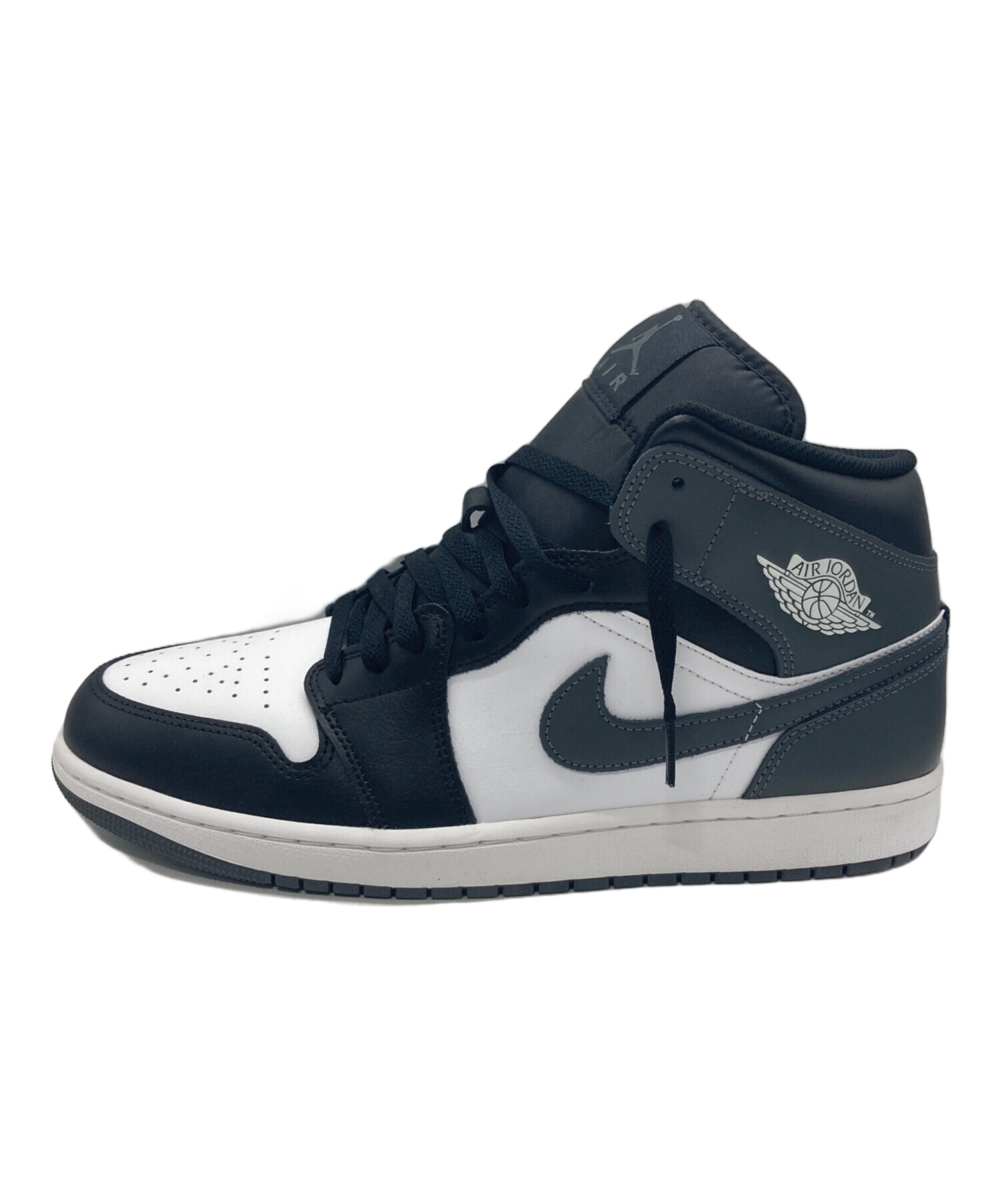 中古・古着通販】NIKE (ナイキ) AIR JORDAN 1 MID ブラック×グレー 