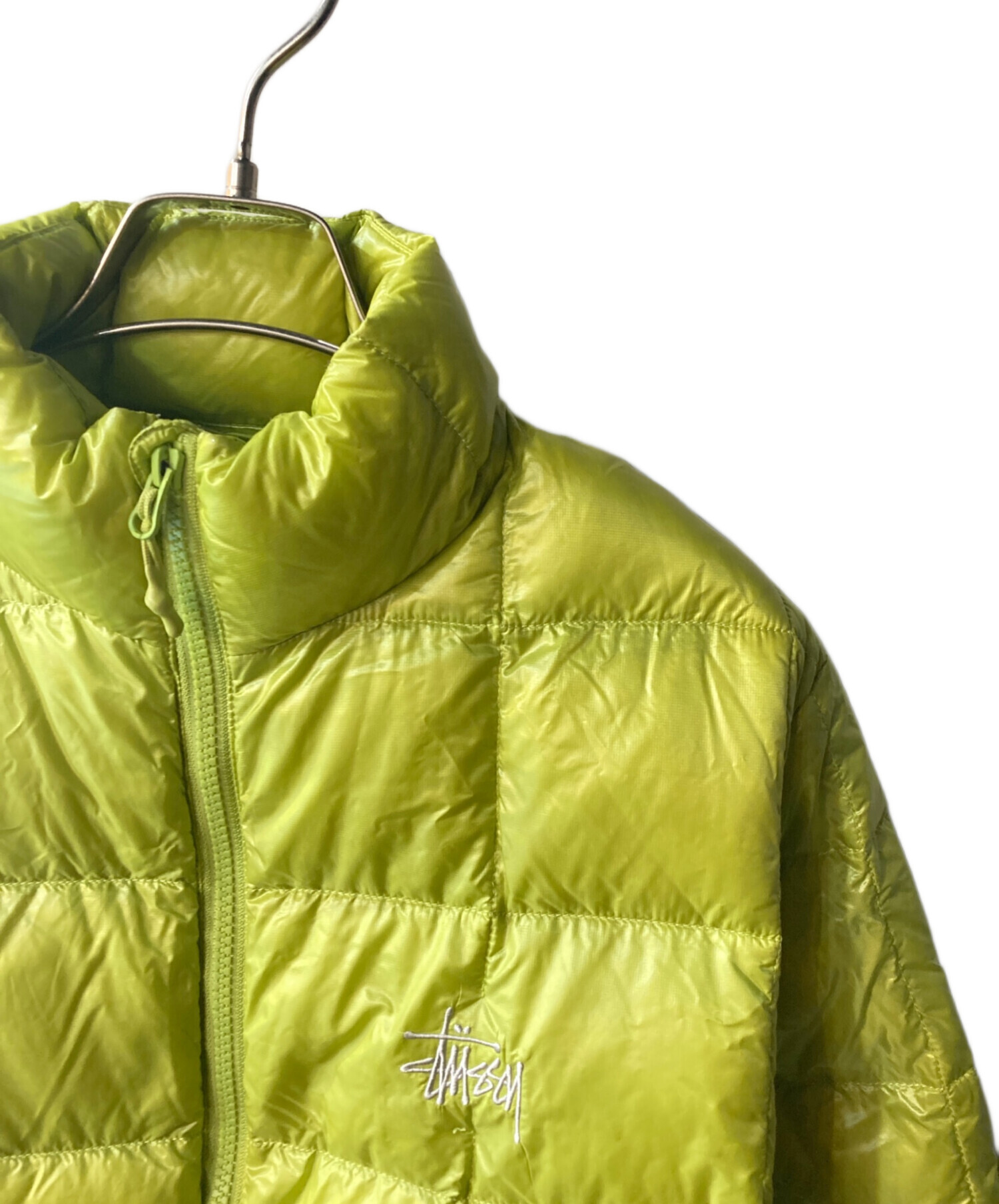 ステューシー STUSSY ダウンジャケット ライム STUSSY ダウン 