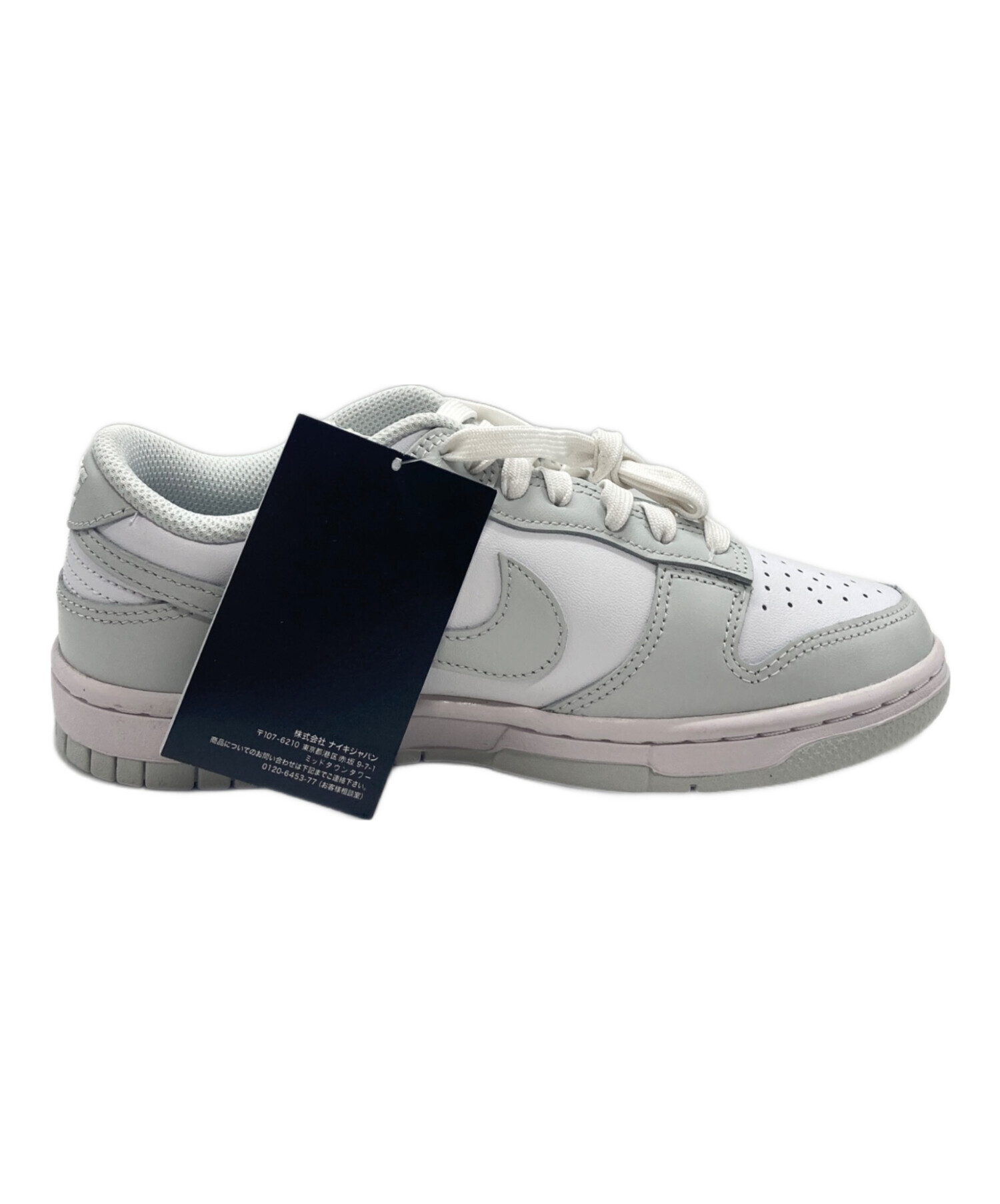 中古・古着通販】NIKE (ナイキ) WMNS DUNK LOW グレー×ホワイト サイズ 