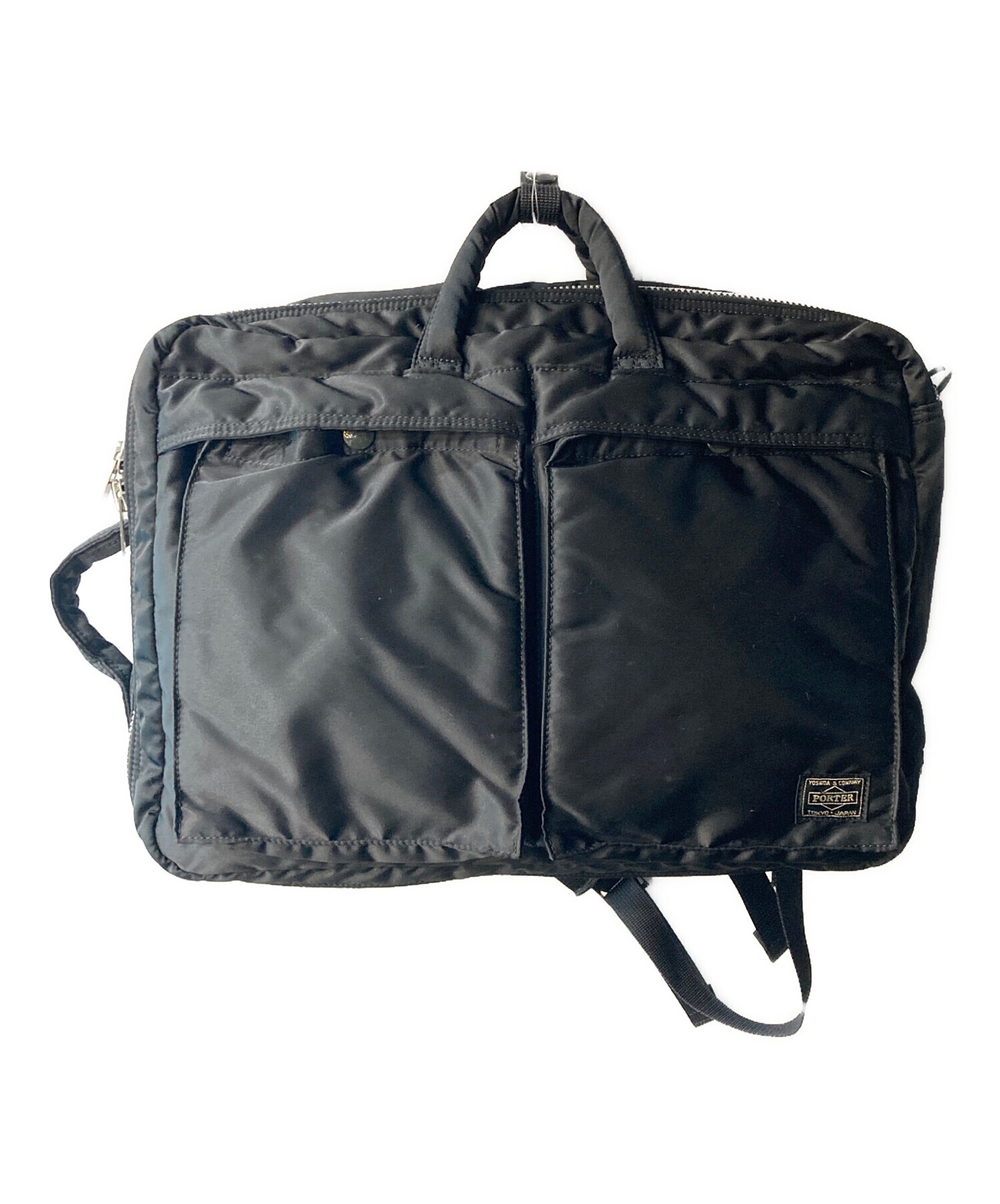 中古・古着通販】PORTER (ポーター) 3WAYバッグ ブラック｜ブランド