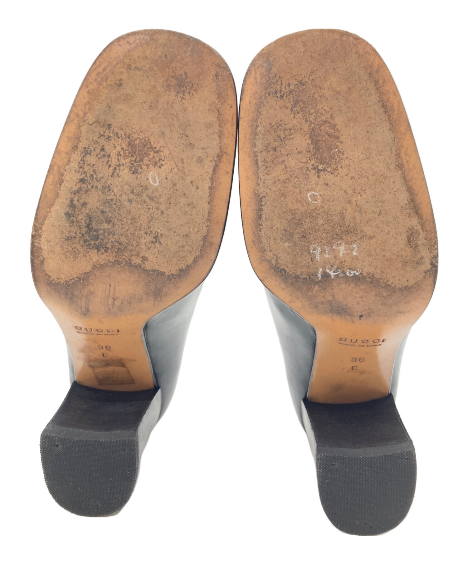 中古・古着通販】GUCCI (グッチ) ホースビットチャンキーパンプス