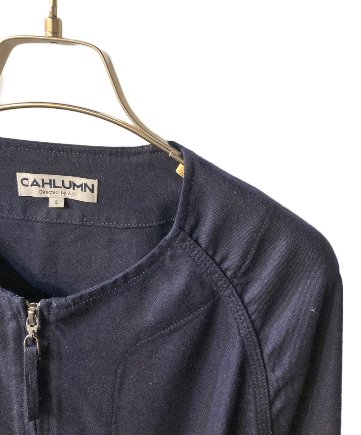 中古・古着通販】CAHLUMN (カウラム) Wool Flannel Baseball Shirt