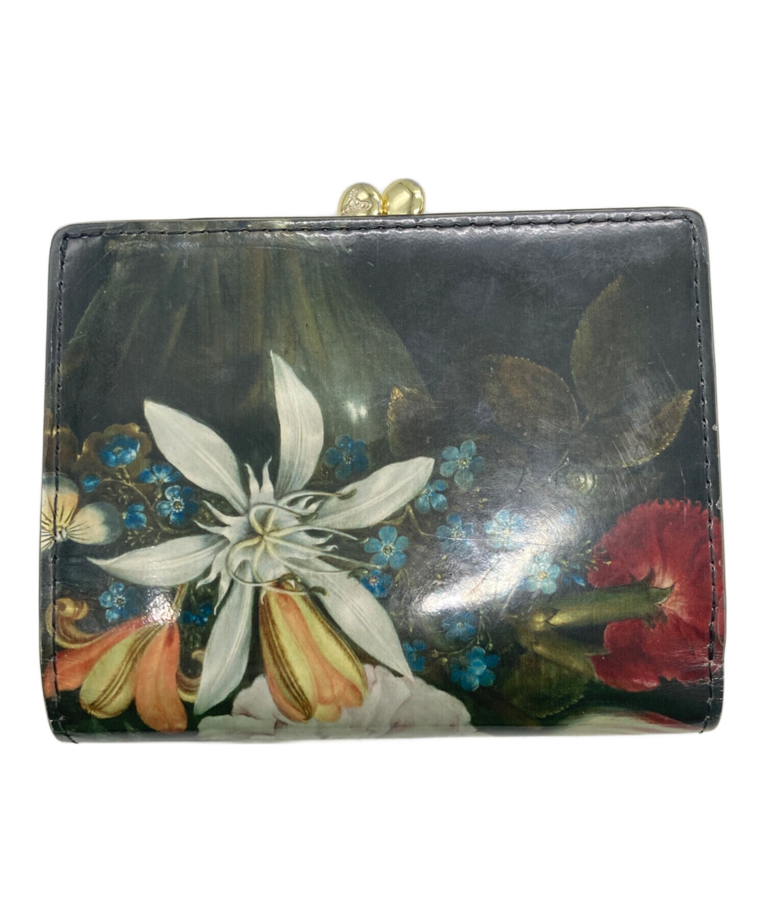 Vivienne Westwood 二つ折り財布 花柄 レザー ヴィンテージ 中古・古着通販】Vivienne Westwood (ヴィヴィアンウエストウッド) 花