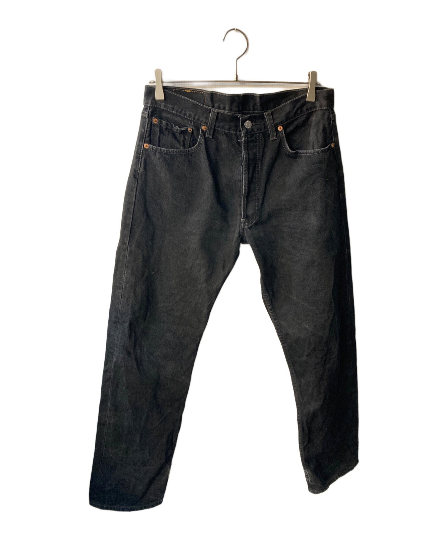 中古・古着通販】LEVI'S (リーバイス) デニムパンツ ブラック サイズ