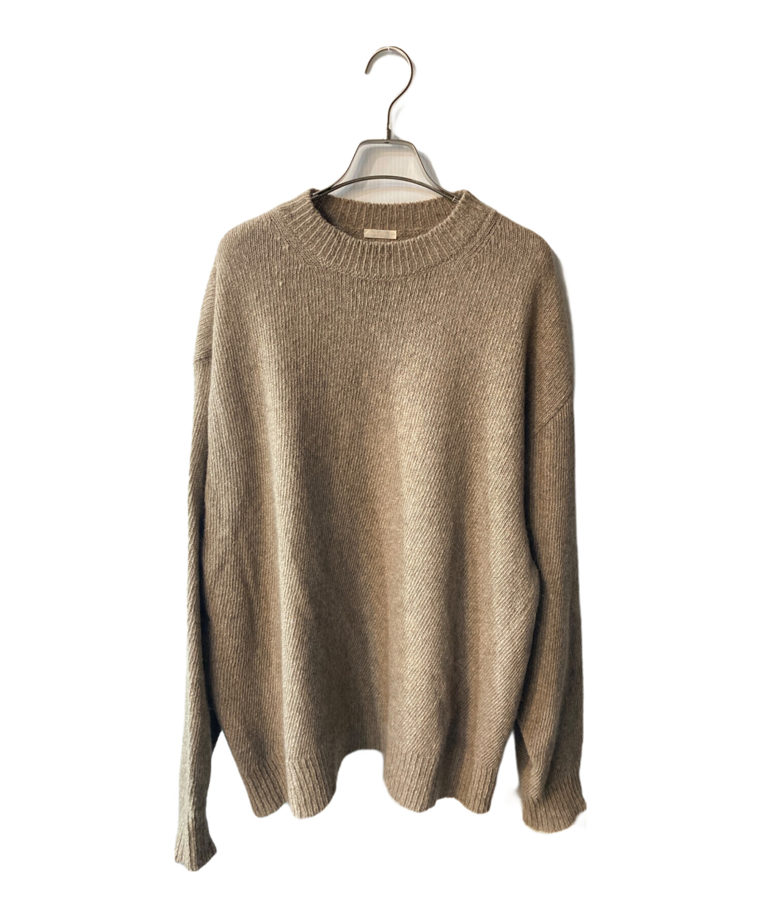 COMOLI カシミヤクルーネックニット サイズ3　未使用タグ付き 中古・古着通販】COMOLI (コモリ) カシミヤ クルーネックニット
