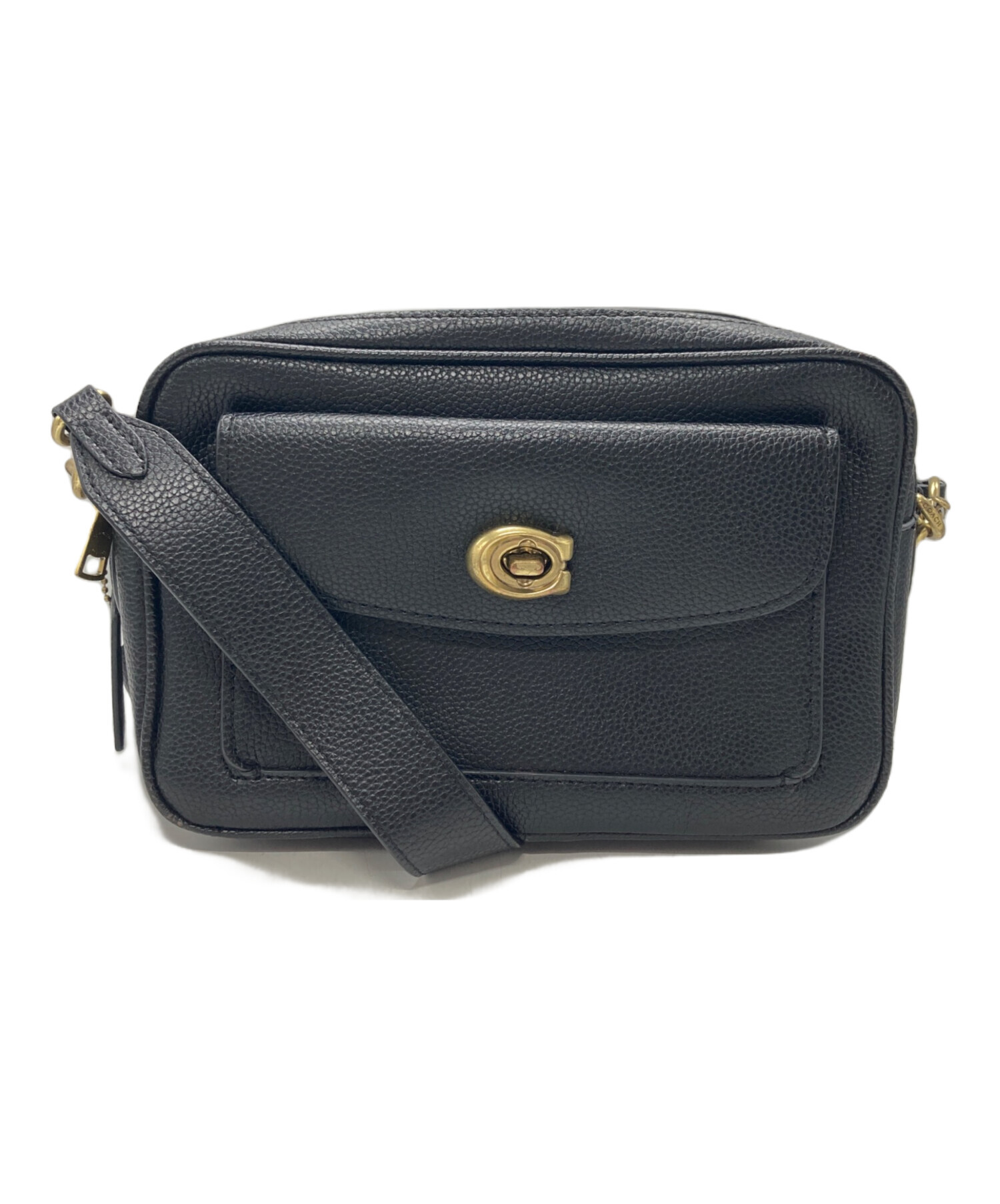 中古・古着通販】COACH (コーチ) キャシー カメラバッグ ブラック