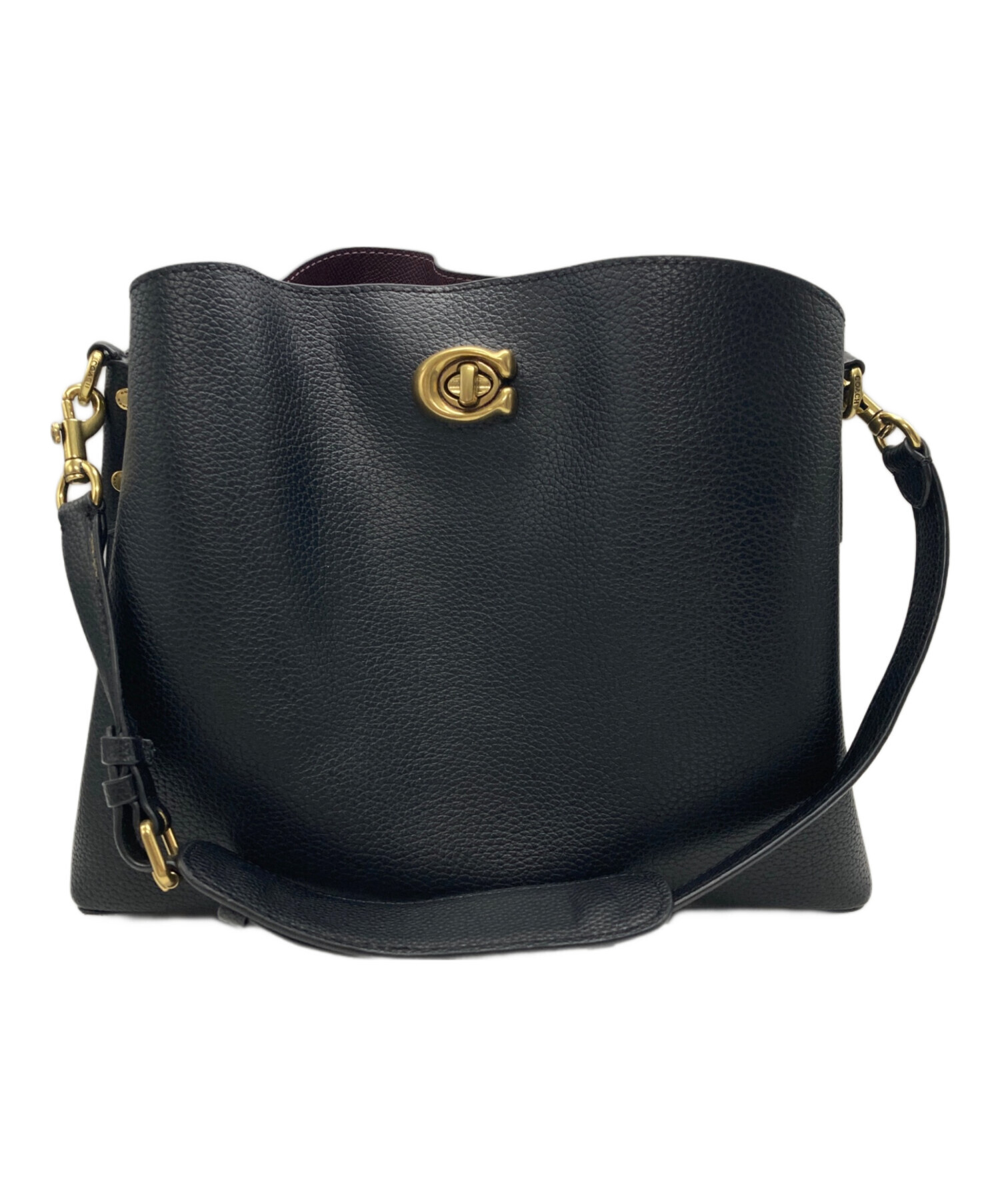 中古・古着通販】COACH (コーチ) ウィロウ ショルダー バッグ ブラック