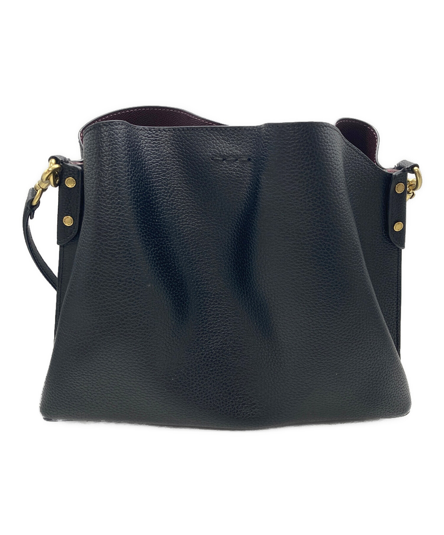 中古・古着通販】COACH (コーチ) ウィロウ ショルダー バッグ ブラック