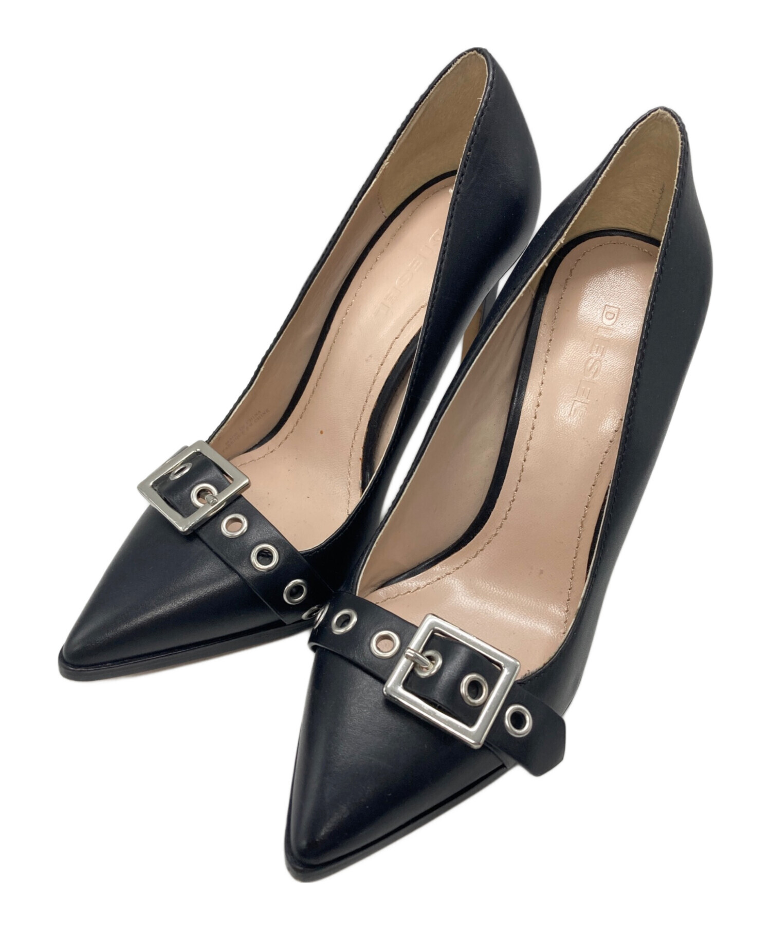 中古・古着通販】DIESEL (ディーゼル) バックル付きポインテッドトゥ