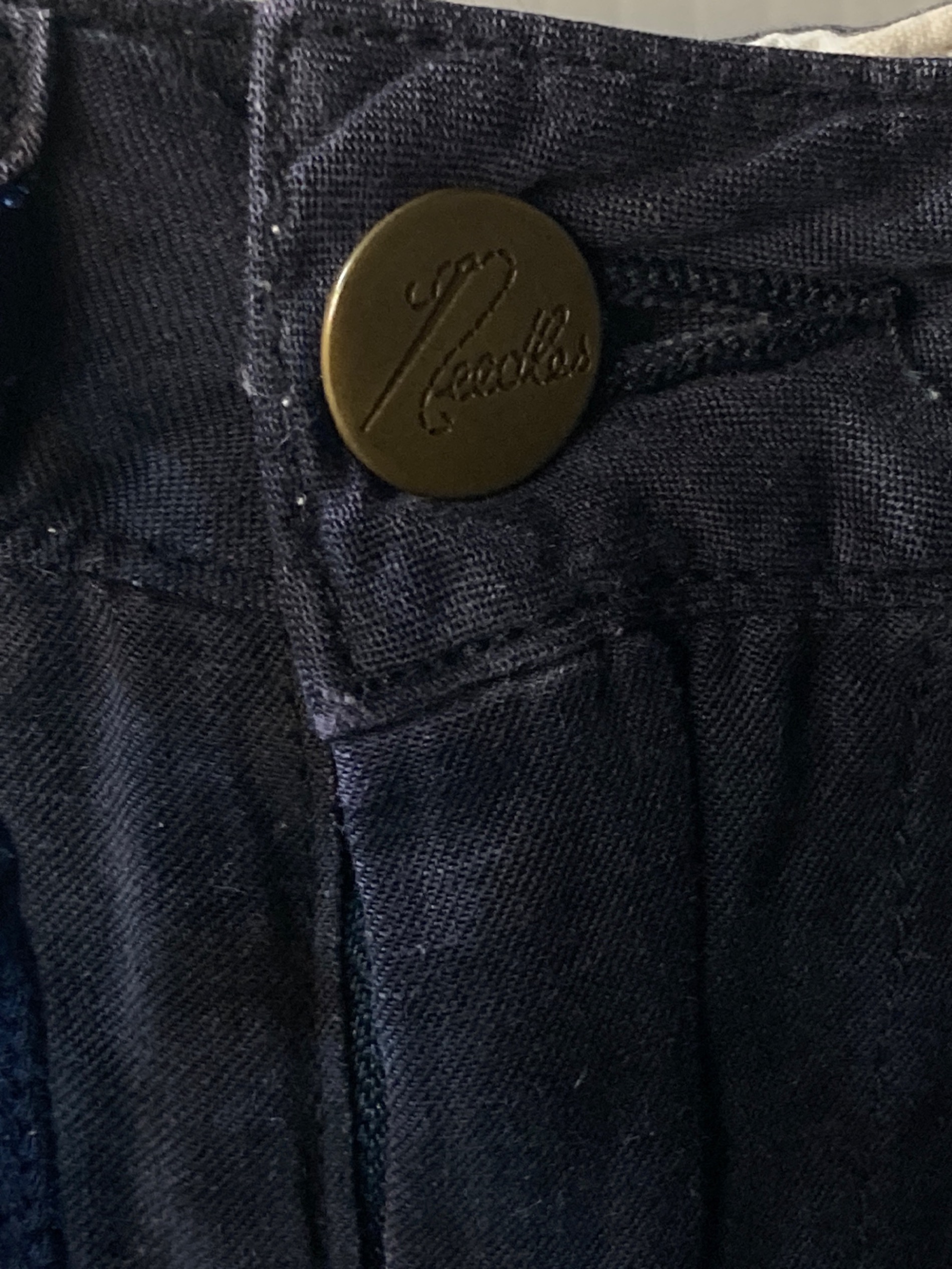 中古・古着通販】Needles (ニードルズ) リネンシルクワイドパンツ