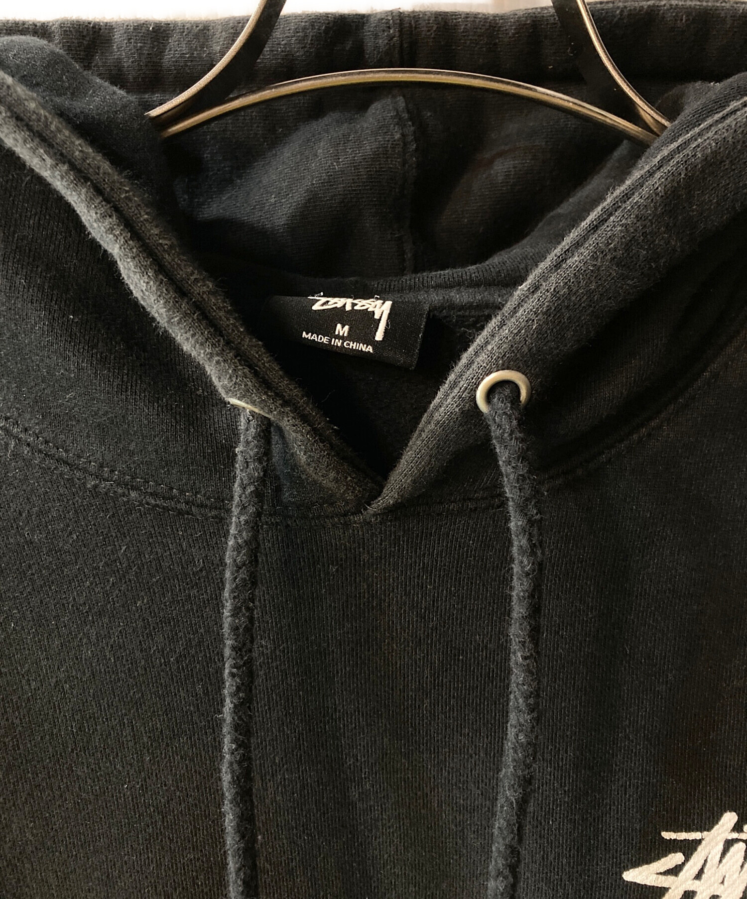 中古・古着通販】stussy (ステューシー) BASICSTUSSYHOODIE ブラック