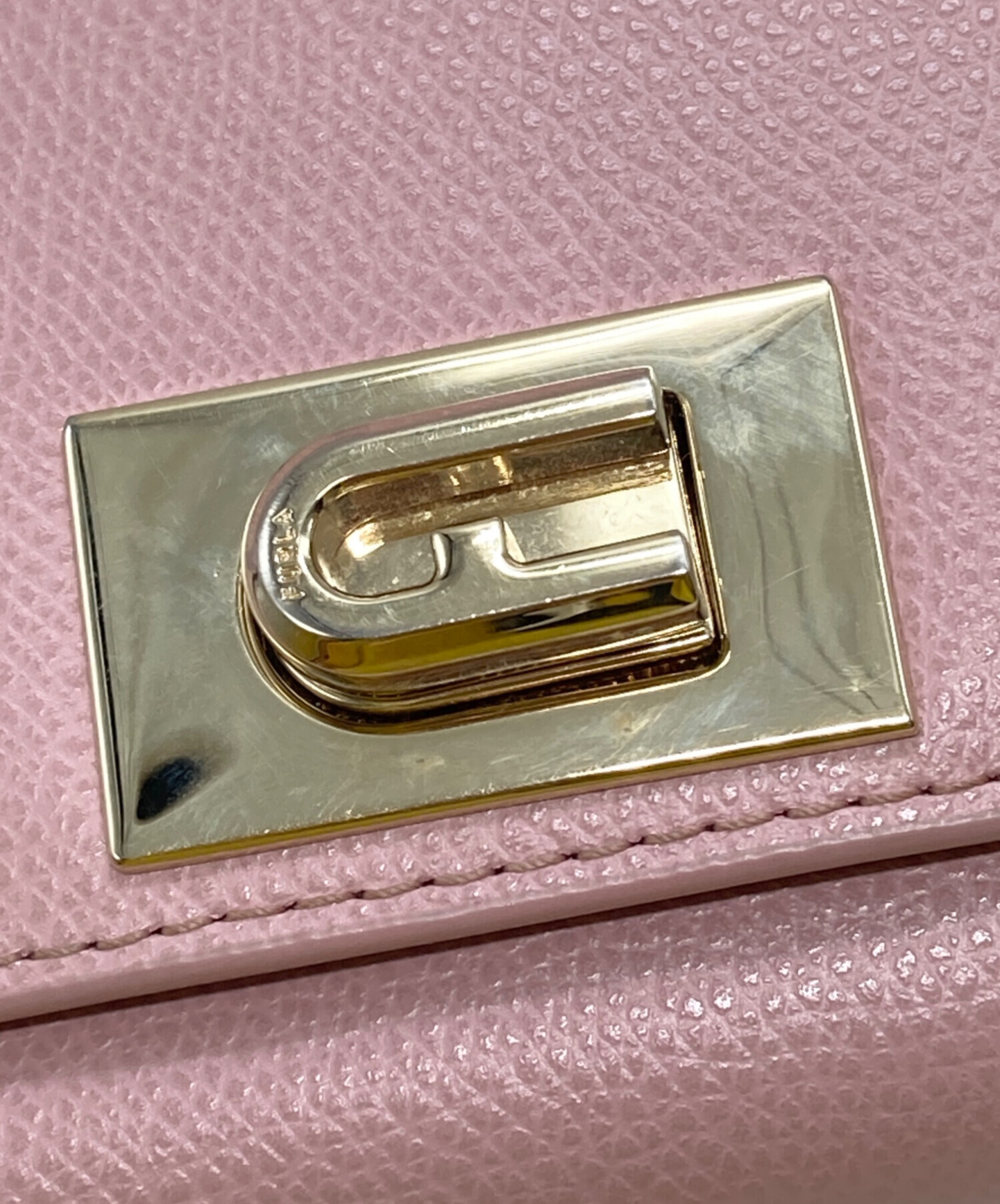 中古・古着通販】FURLA (フルラ) 3つ折り財布 ピンク｜ブランド・古着