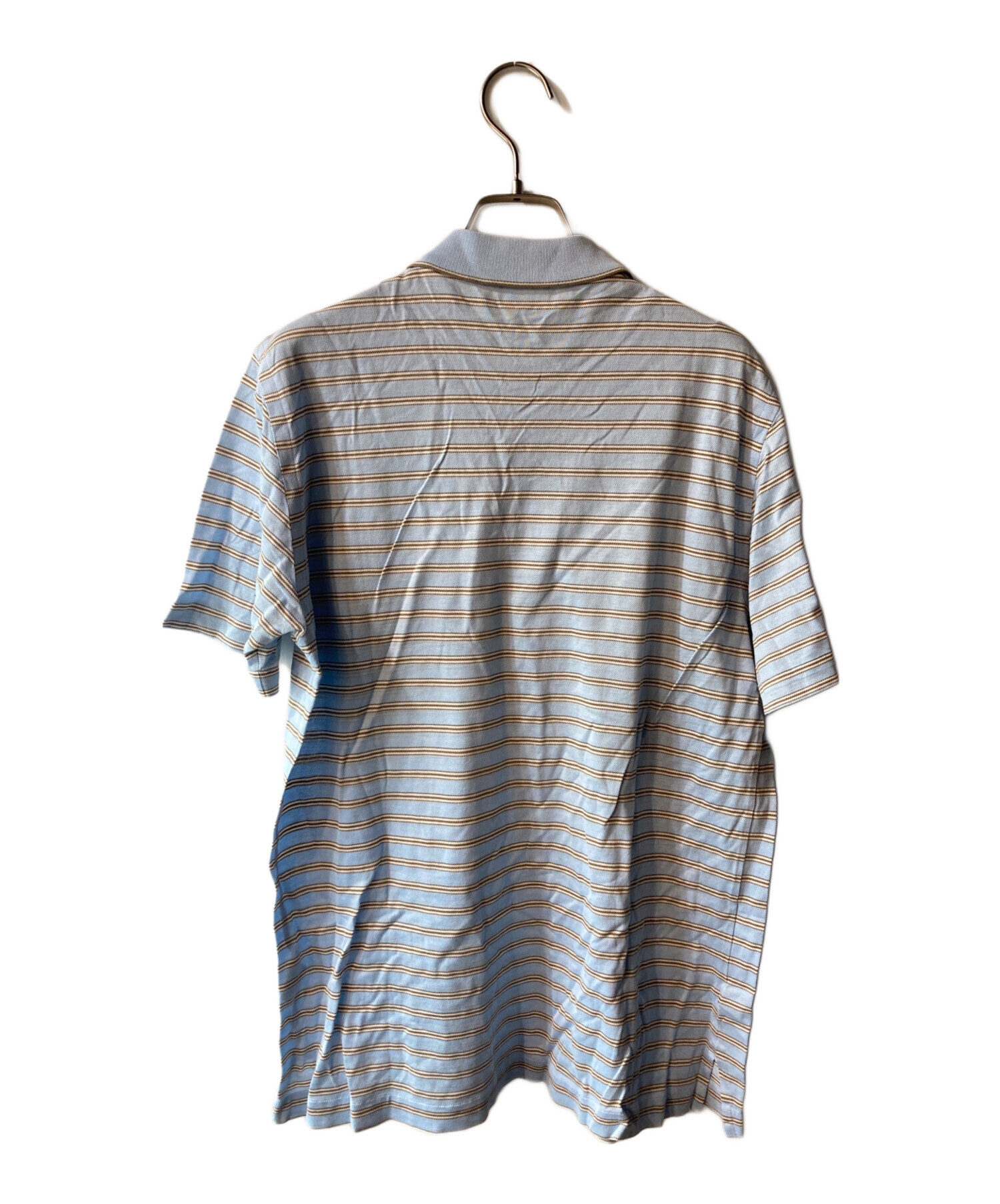 中古・古着通販】BRIONI (ブリオーニ) イタリア製 ボーダーポロシャツ