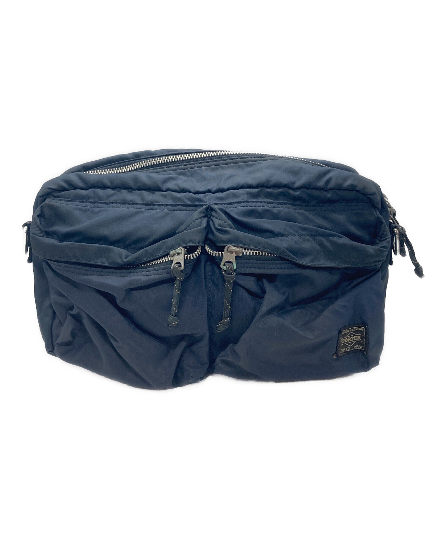 中古・古着通販】PORTER (ポーター) ウエストバッグ ネイビー 