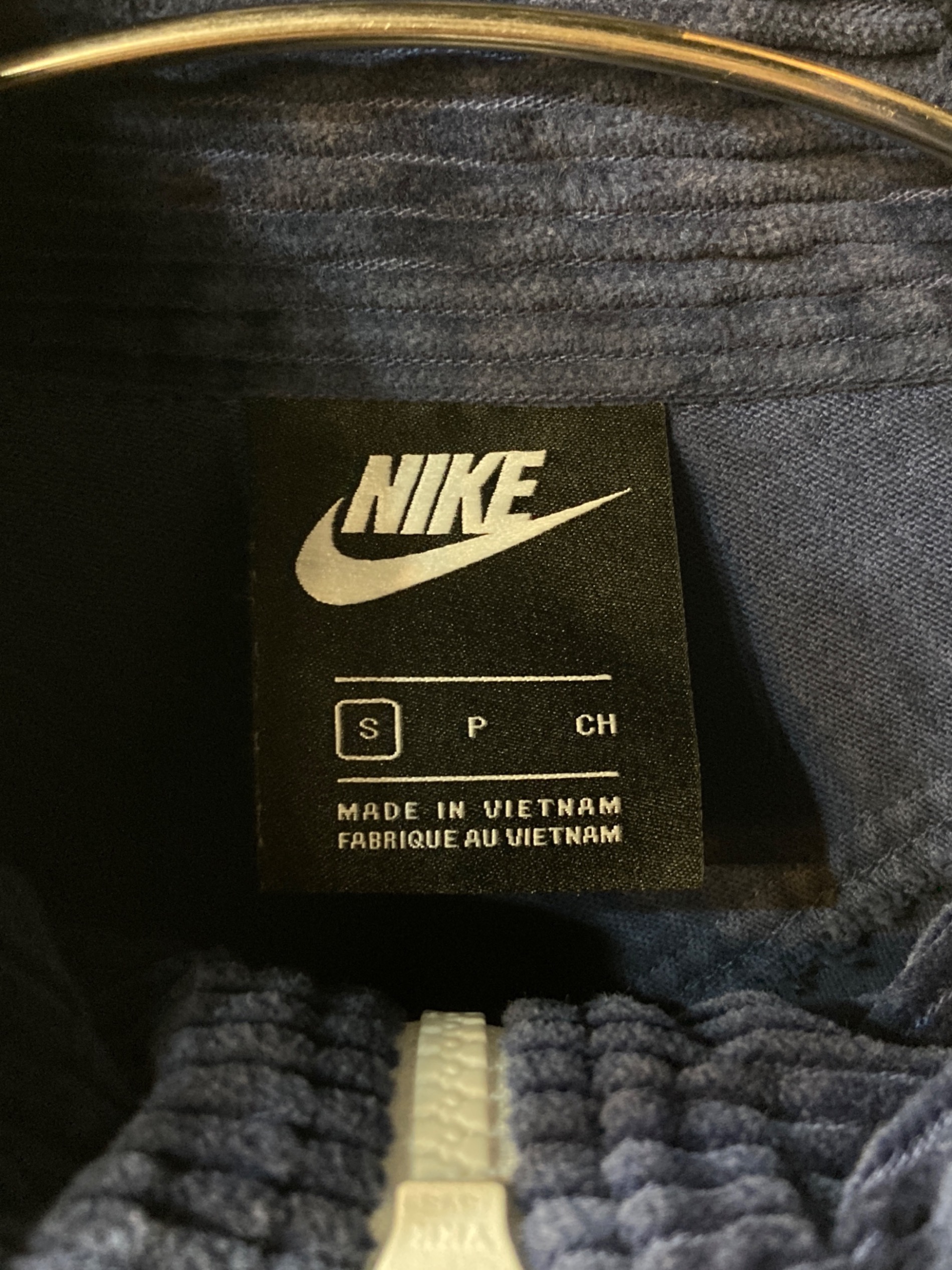 中古・古着通販】NIKE (ナイキ) コーデュロイジャケット ネイビー