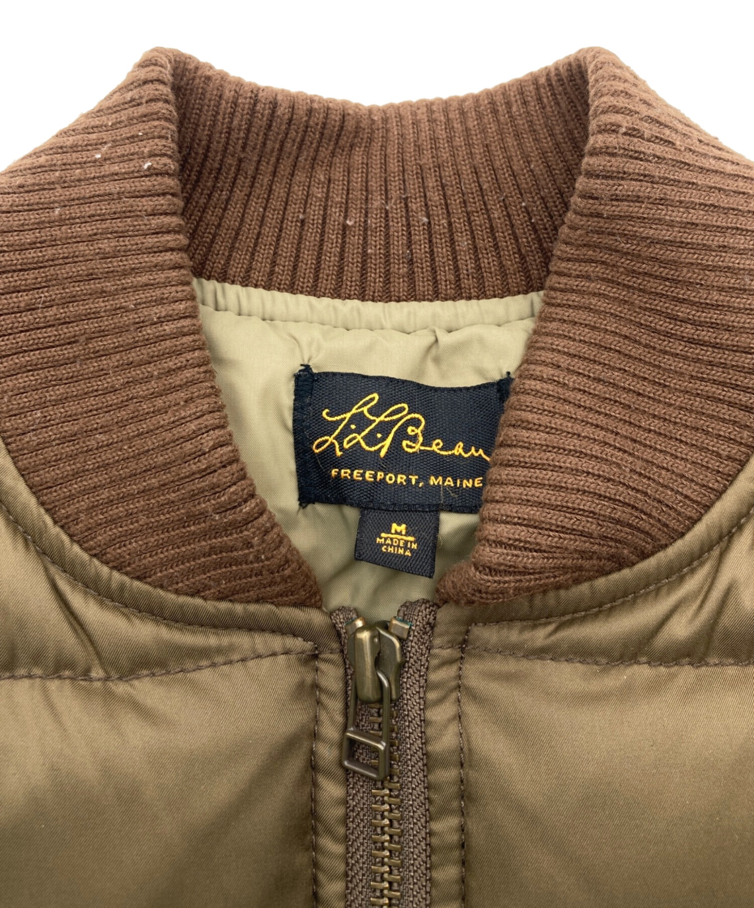中古・古着通販】L.L.Bean (エルエルビーン) ダウンベスト ブラウン
