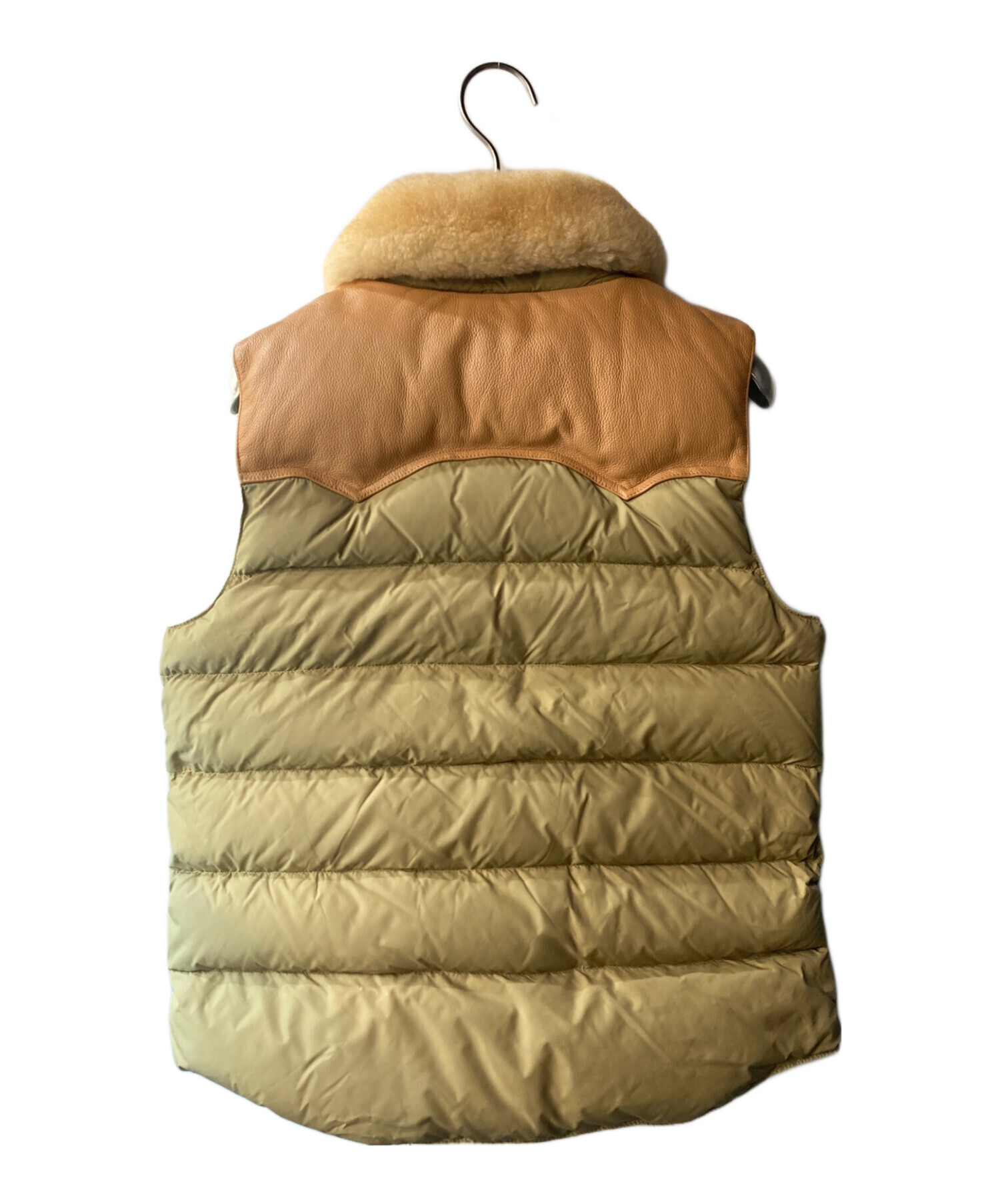 中古・古着通販】HEIGHTS (ハイツ) ダウンベスト ベージュ サイズ:S