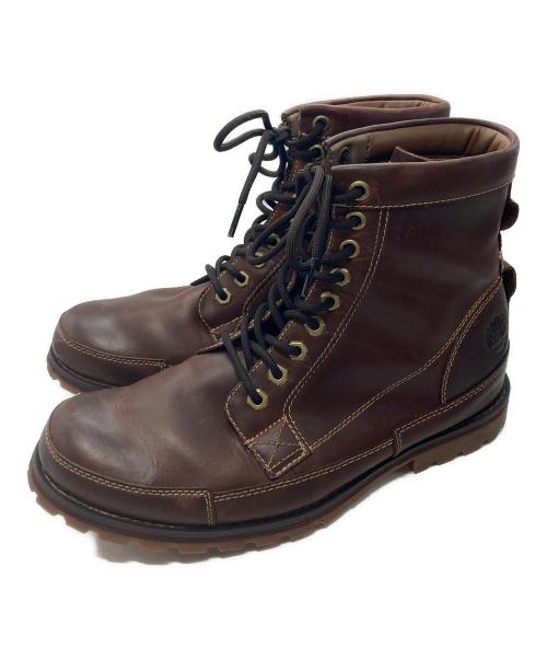 Timberland Earthkeepers ブラウンレザージャケット 90年代 90s ティンバーランド ブラウン 革 | ビンテージ古着屋Feeet
