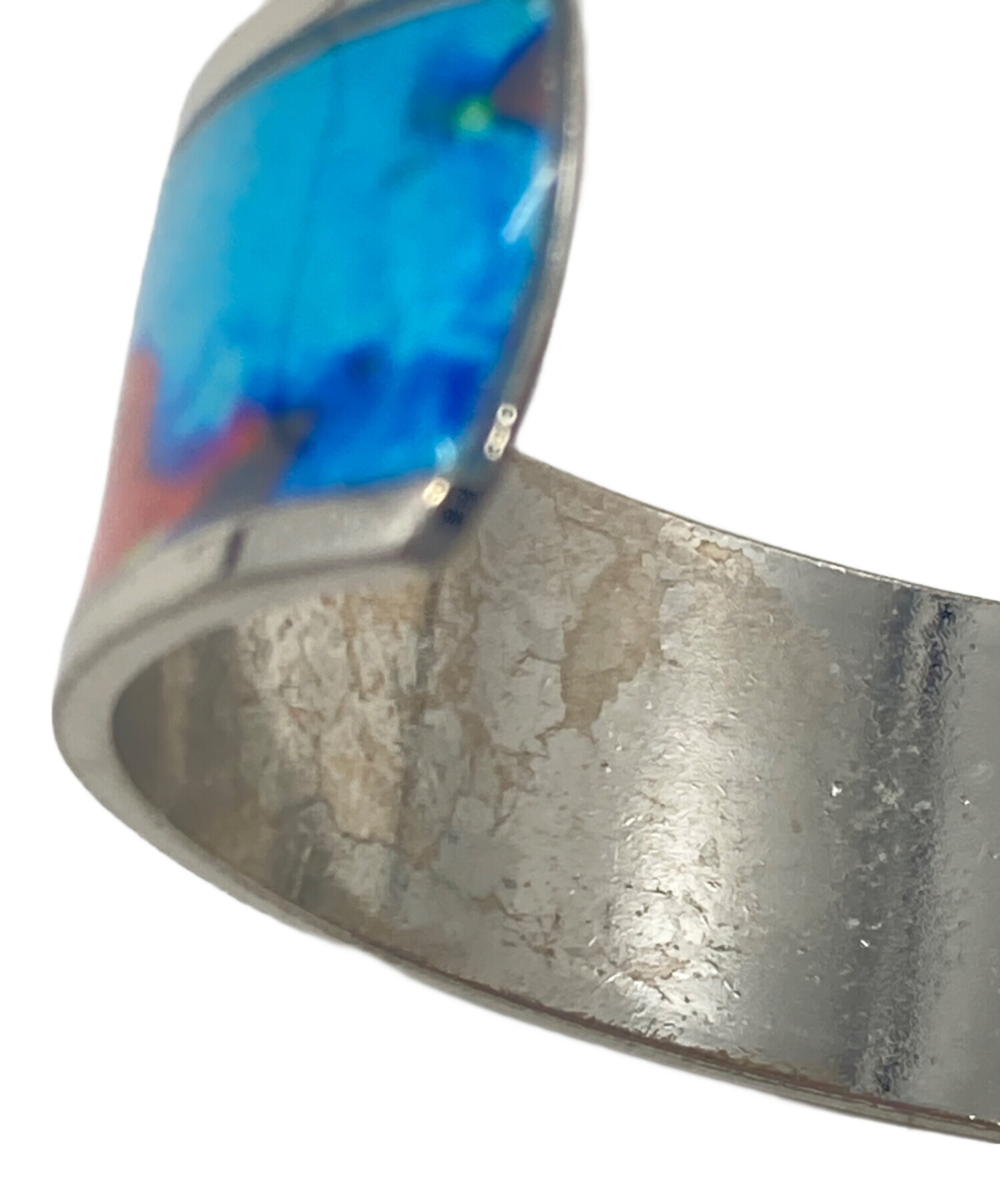 中古・古着通販】TOGA (トーガ) Metal bangle set marble シルバー