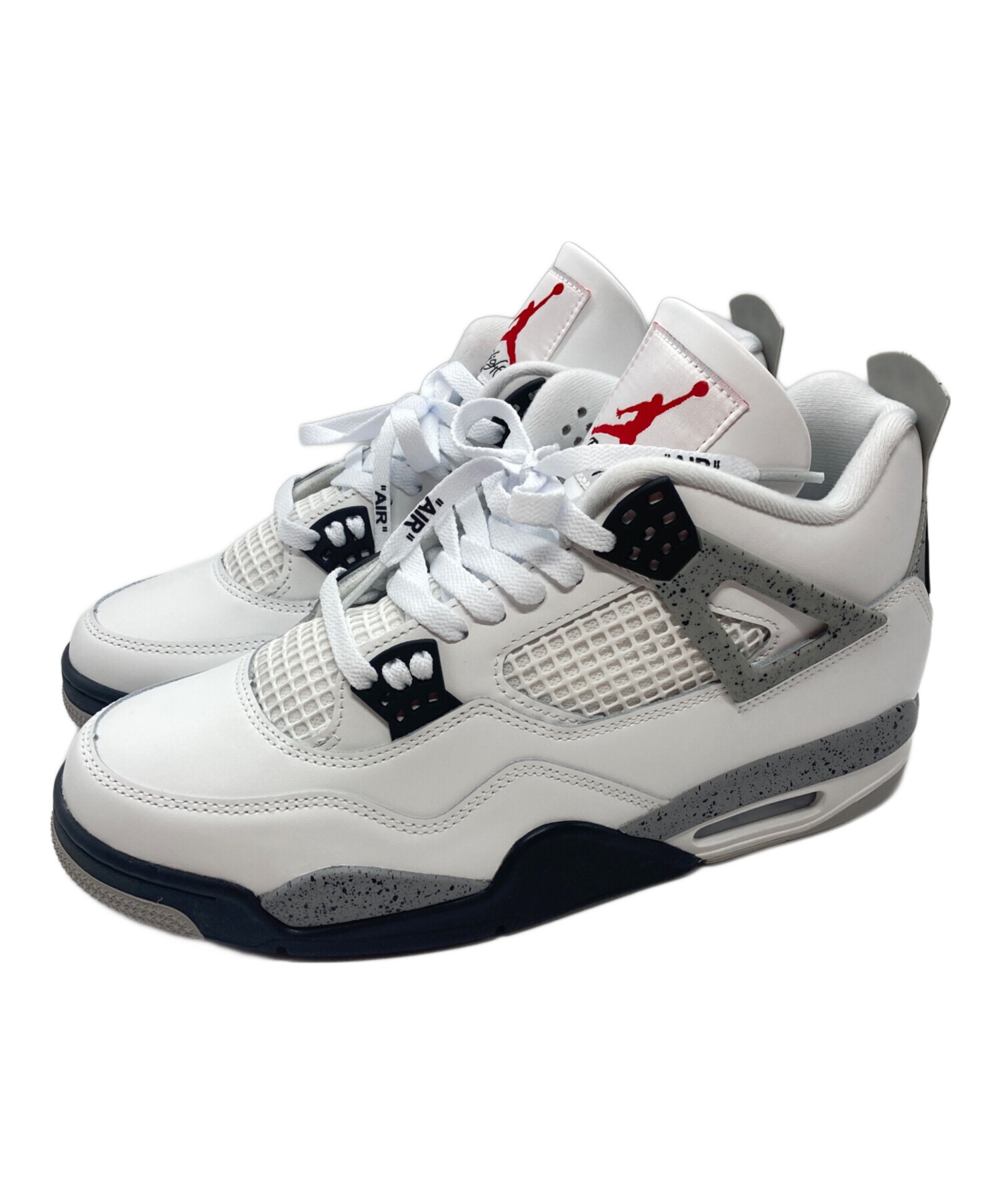 中古・古着通販】NIKE (ナイキ) AIR JORDAN 4 RETRO ホワイト サイズ 