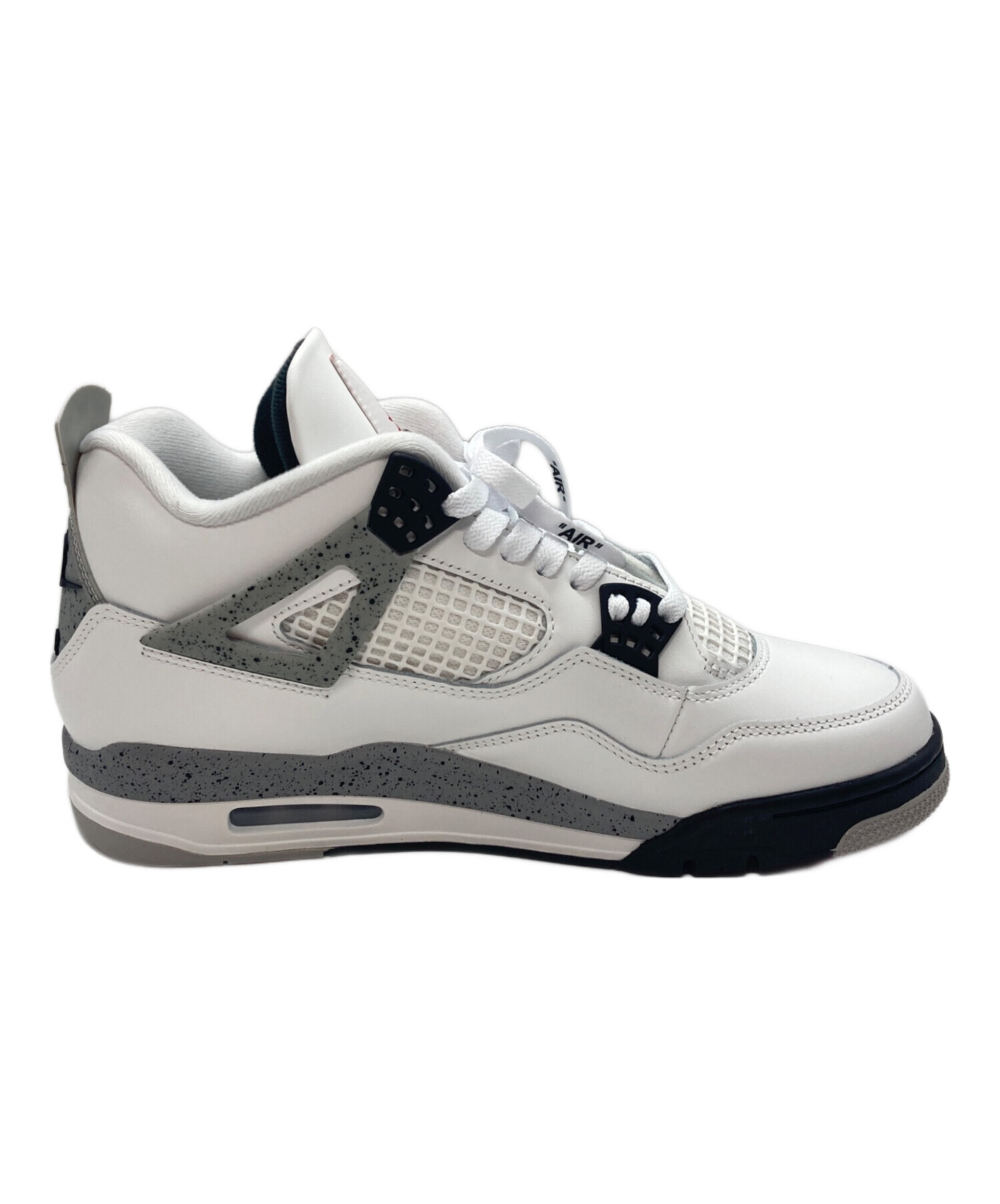 中古・古着通販】NIKE (ナイキ) AIR JORDAN 4 RETRO ホワイト サイズ 