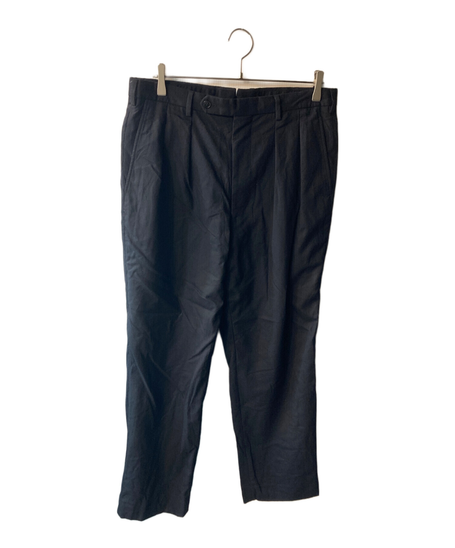 J3019 美品 LE レショップ 23SS 2プリーツトラウザーズ 濃灰 3 J3019 美品 LE レショップ 23SS 2プリーツトラウザーズ 濃灰 3 【公式