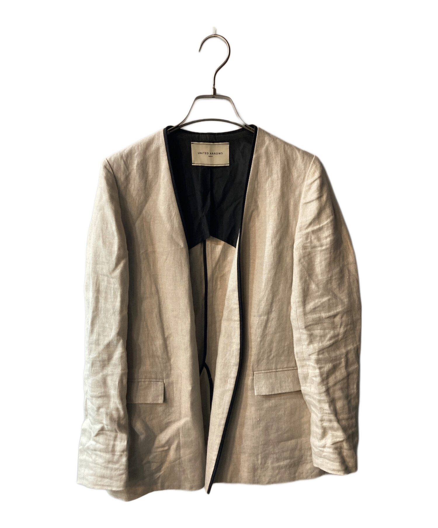 中古・古着通販】UNITED ARROWS (ユナイテッドアローズ) リネンVノー