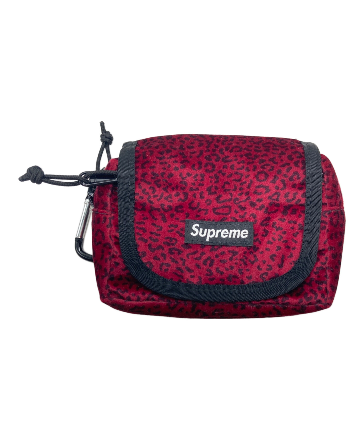 中古・古着通販】Supreme (シュプリーム) Velvet Mini Pouch レッド