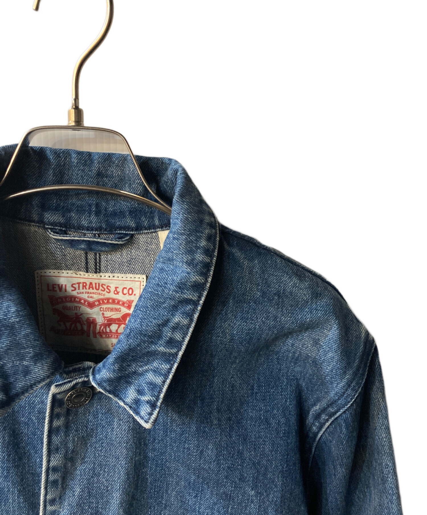 中古・古着通販】LEVI'S (リーバイス) デニムカバーオール インディゴ