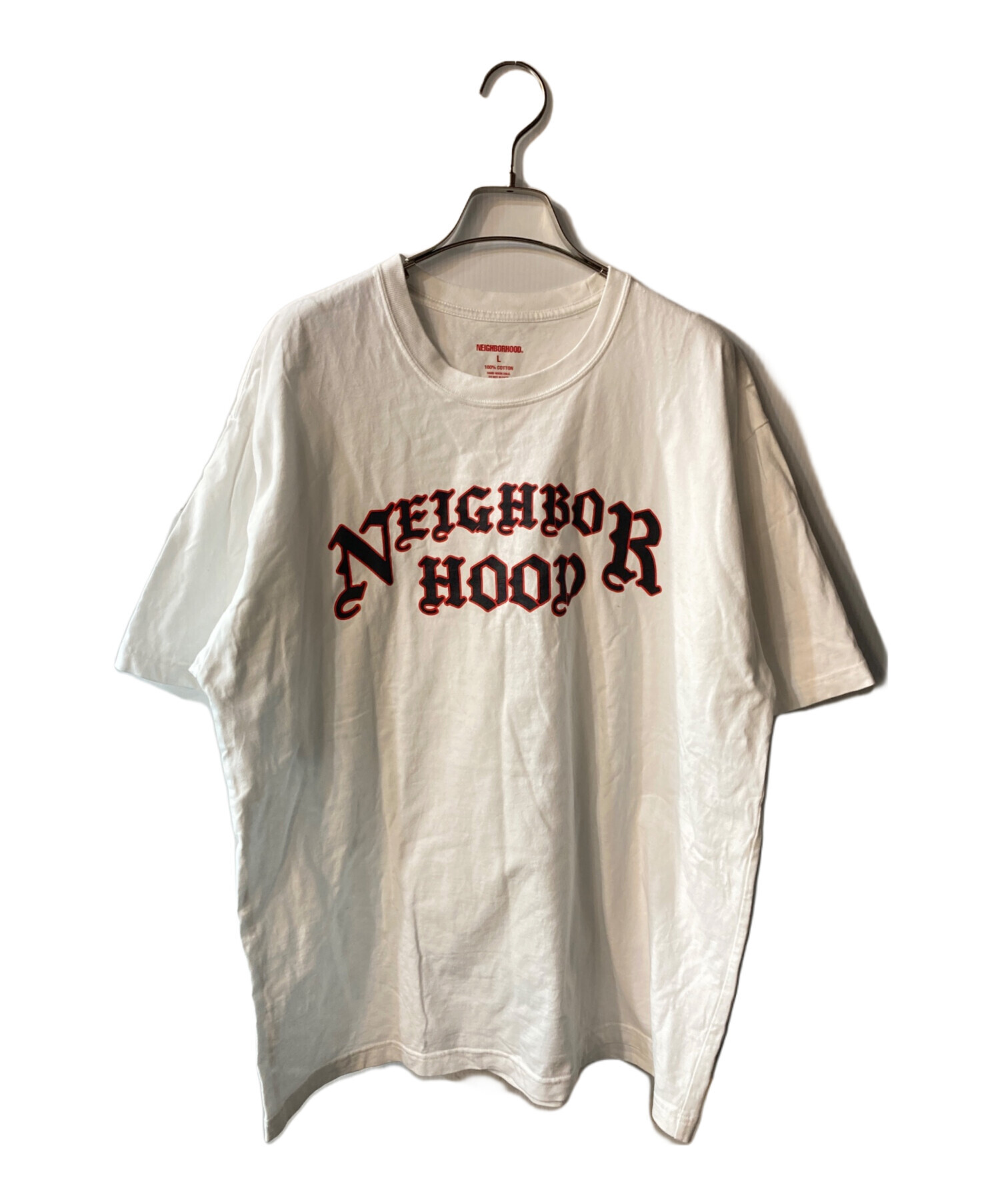 中古・古着通販】NEIGHBORHOOD (ネイバーフッド) NH.TEE SS-4 ホワイト 