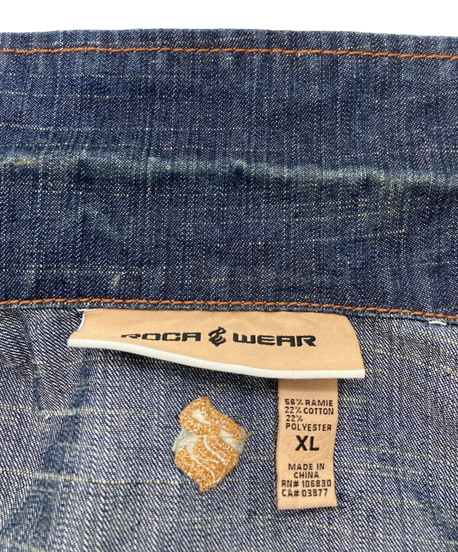 中古・古着通販】ROCA WEAR (ロカウェア) 刺繍デニムジャケット 
